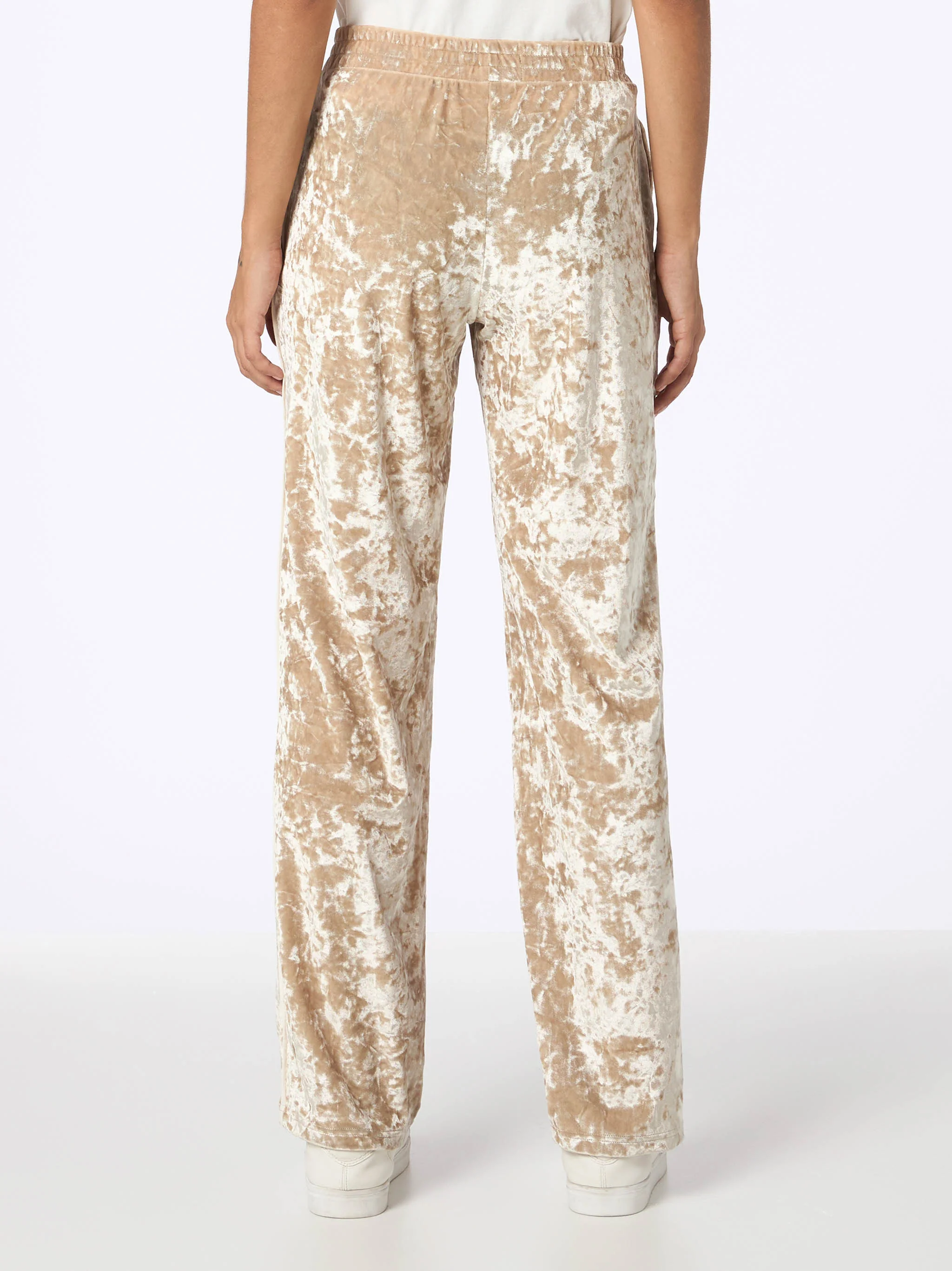 Yvonne beige chenille jogger pants - Image 2