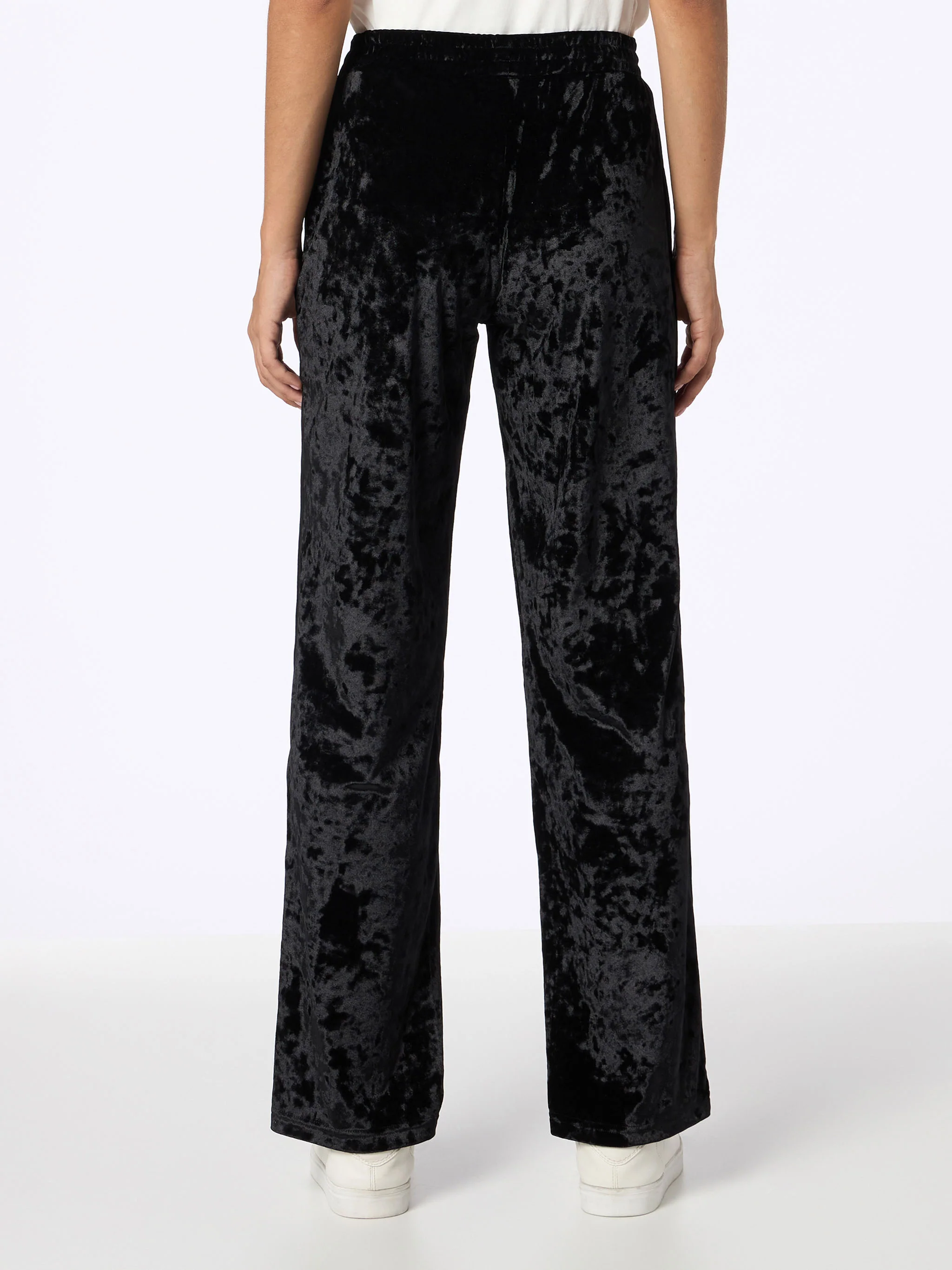 Yvonne black chenille jogger pants - Image 2