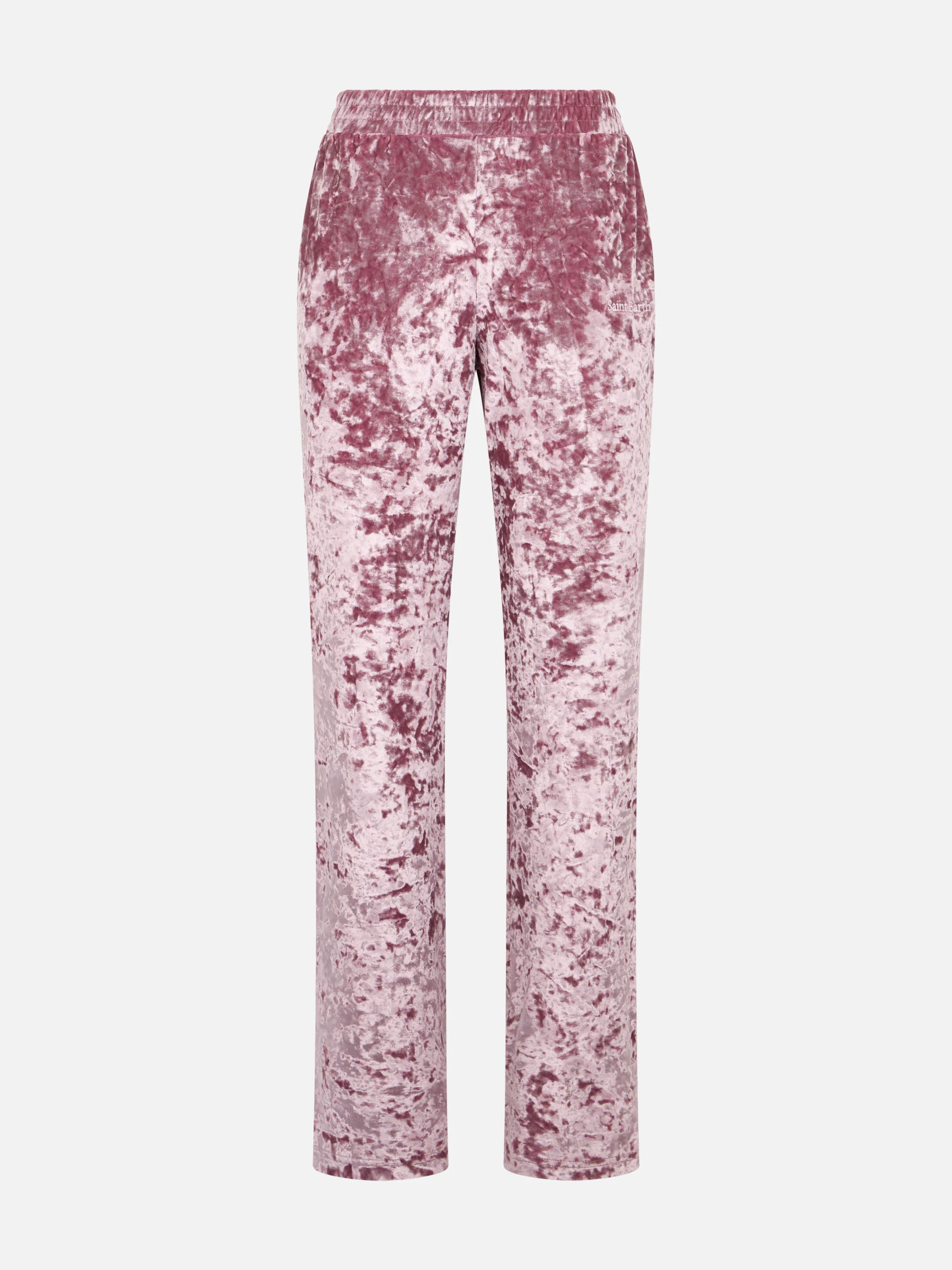 Yvonne pink chenille jogger pants - Image 4