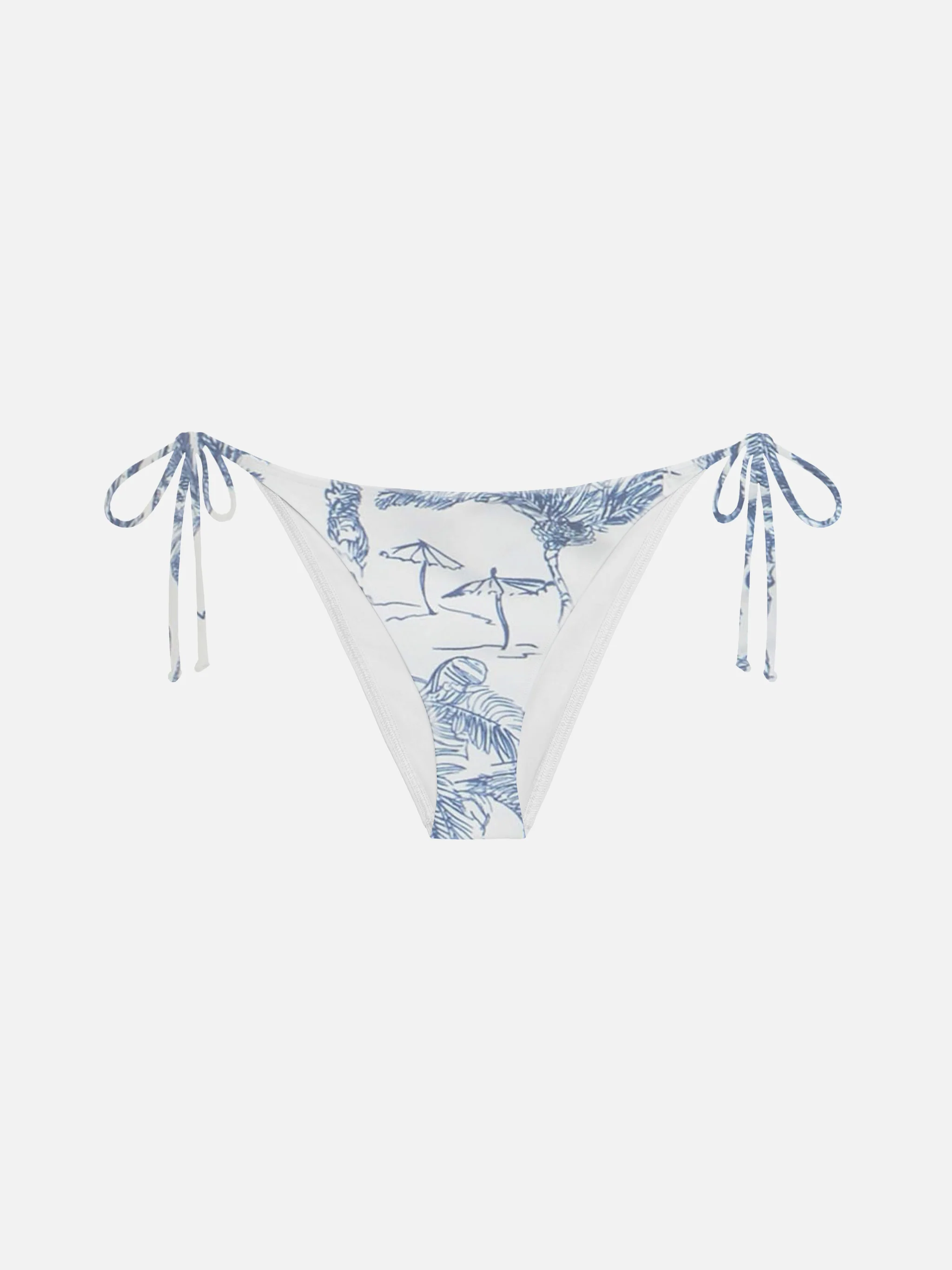 Virgo toile de jouy print classic swim briefs