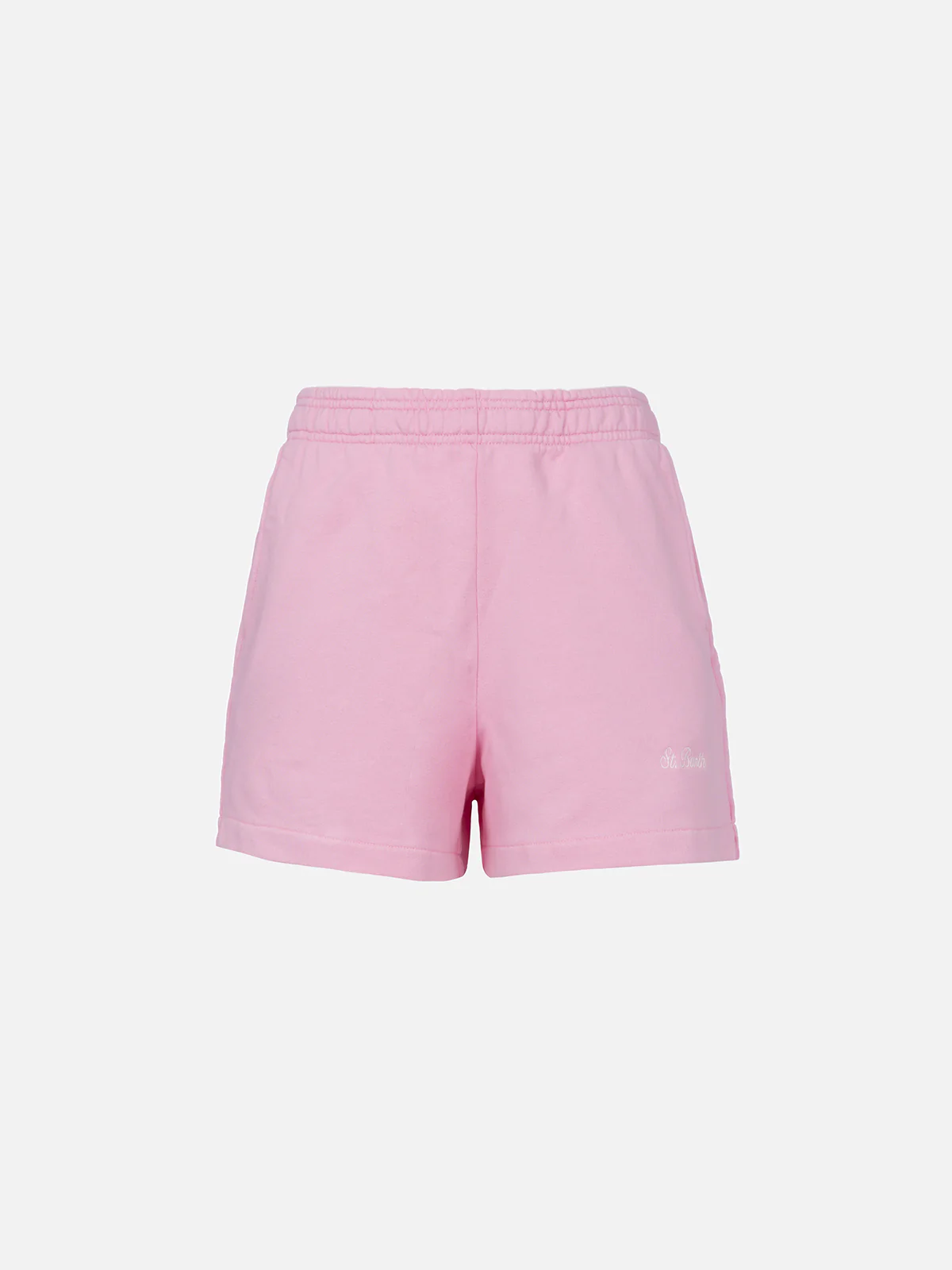 Cate cotton shorts with St. Barth embroidery - Image 4
