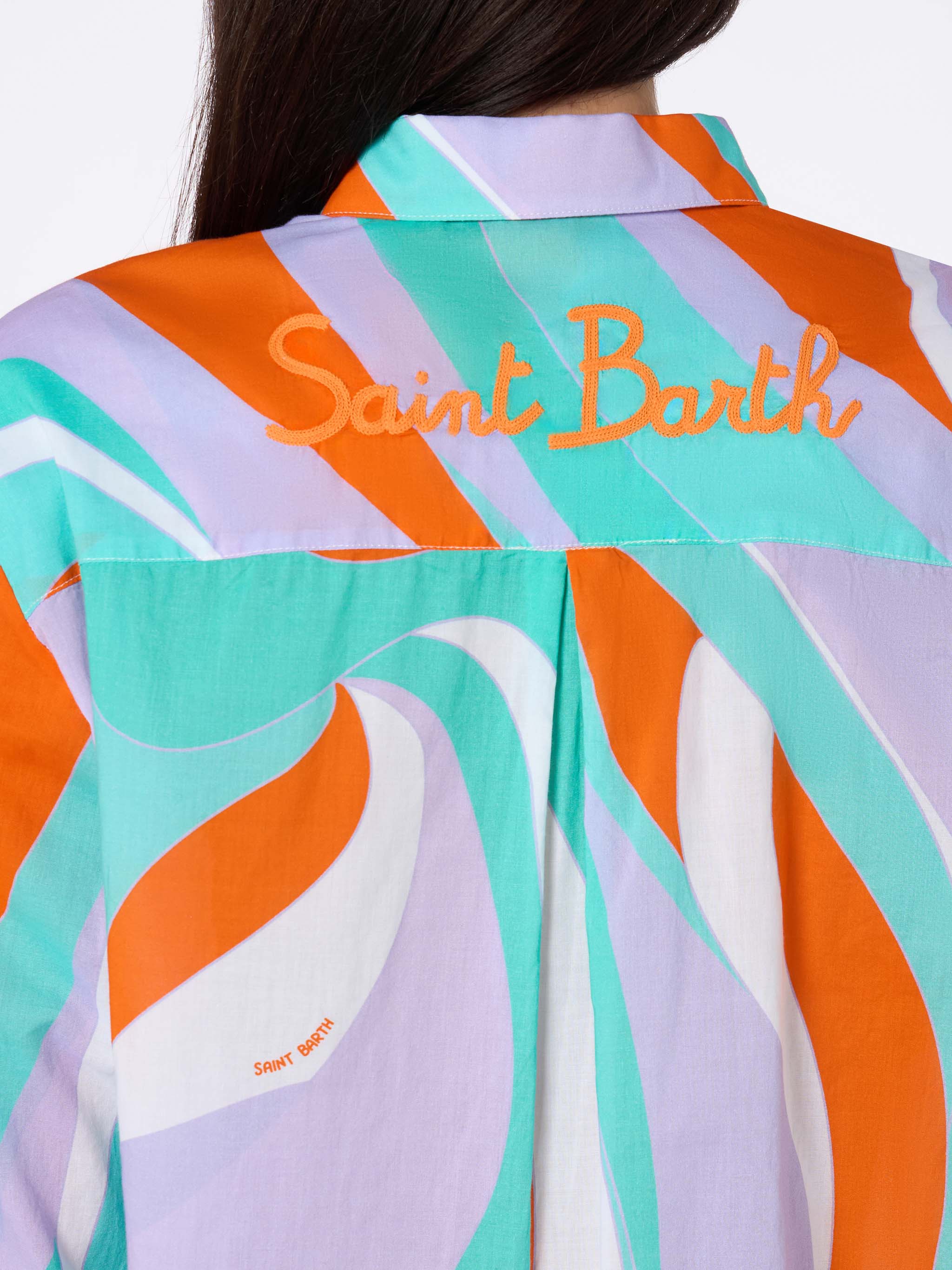 Shape wave cotton Brigitte shirt - Image 2