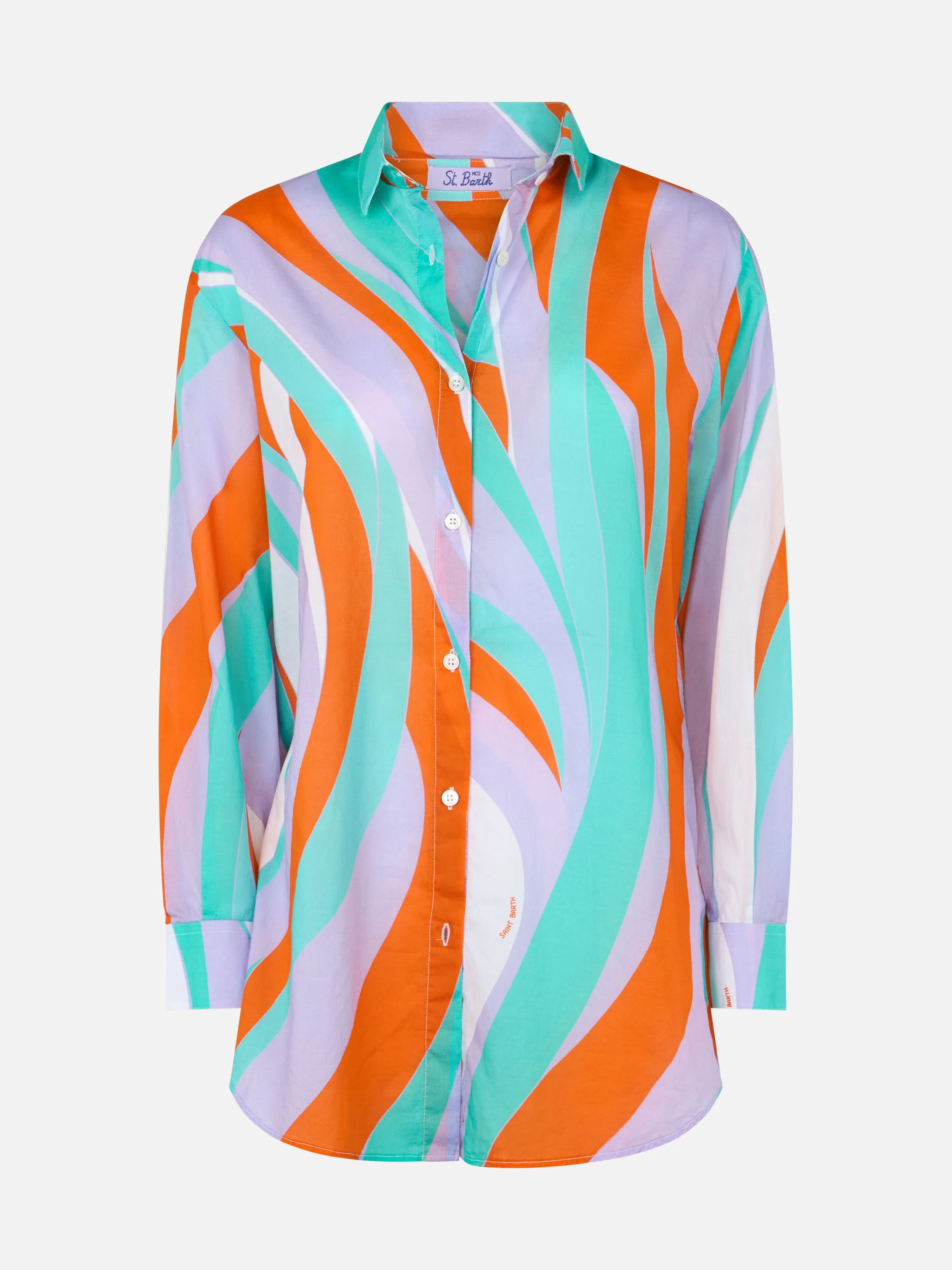 Shape wave cotton Brigitte shirt - Image 4