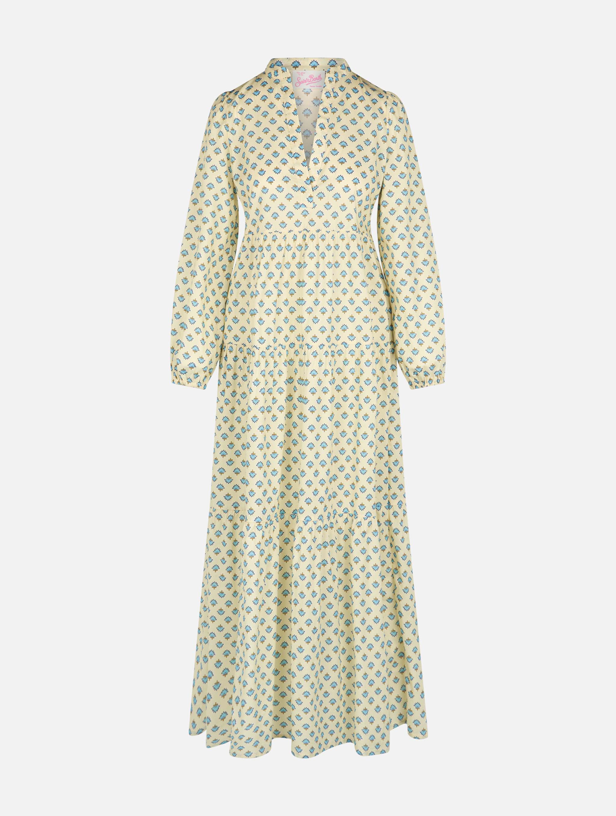 Nadja floral cotton voile maxi dress - Image 5