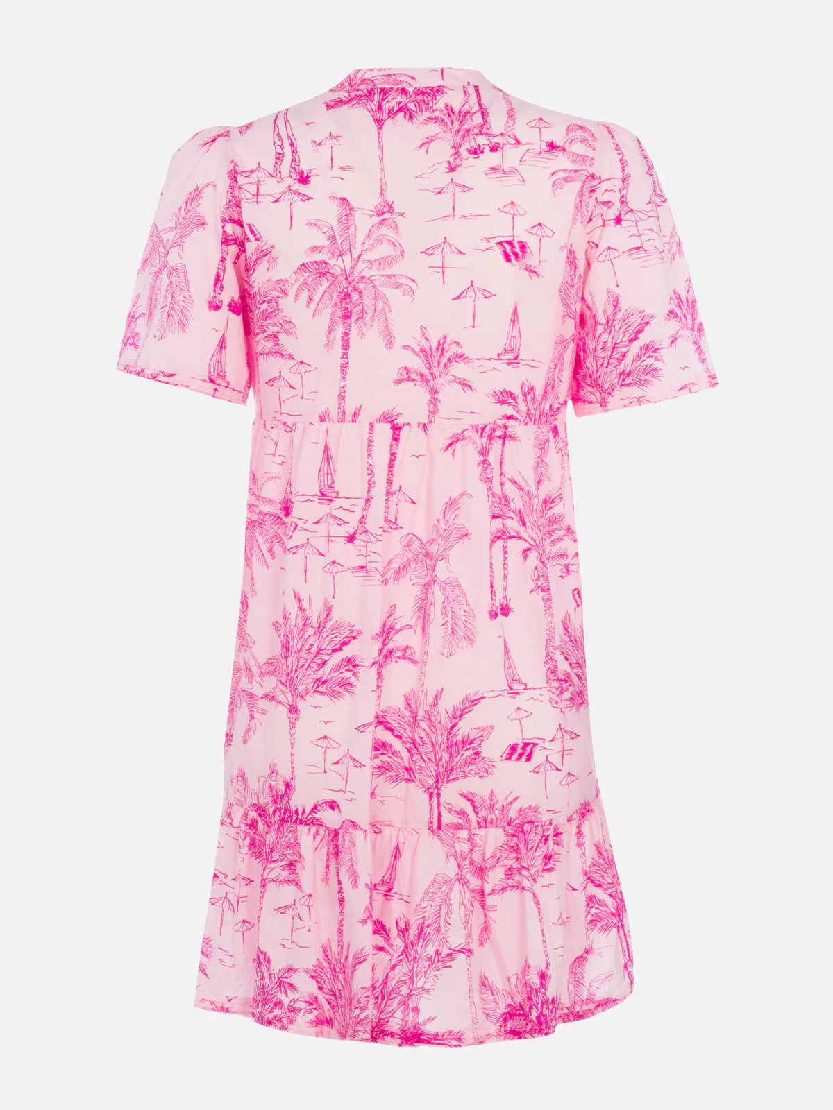 Siara toile de jouy cotton voile short dress - Image 5