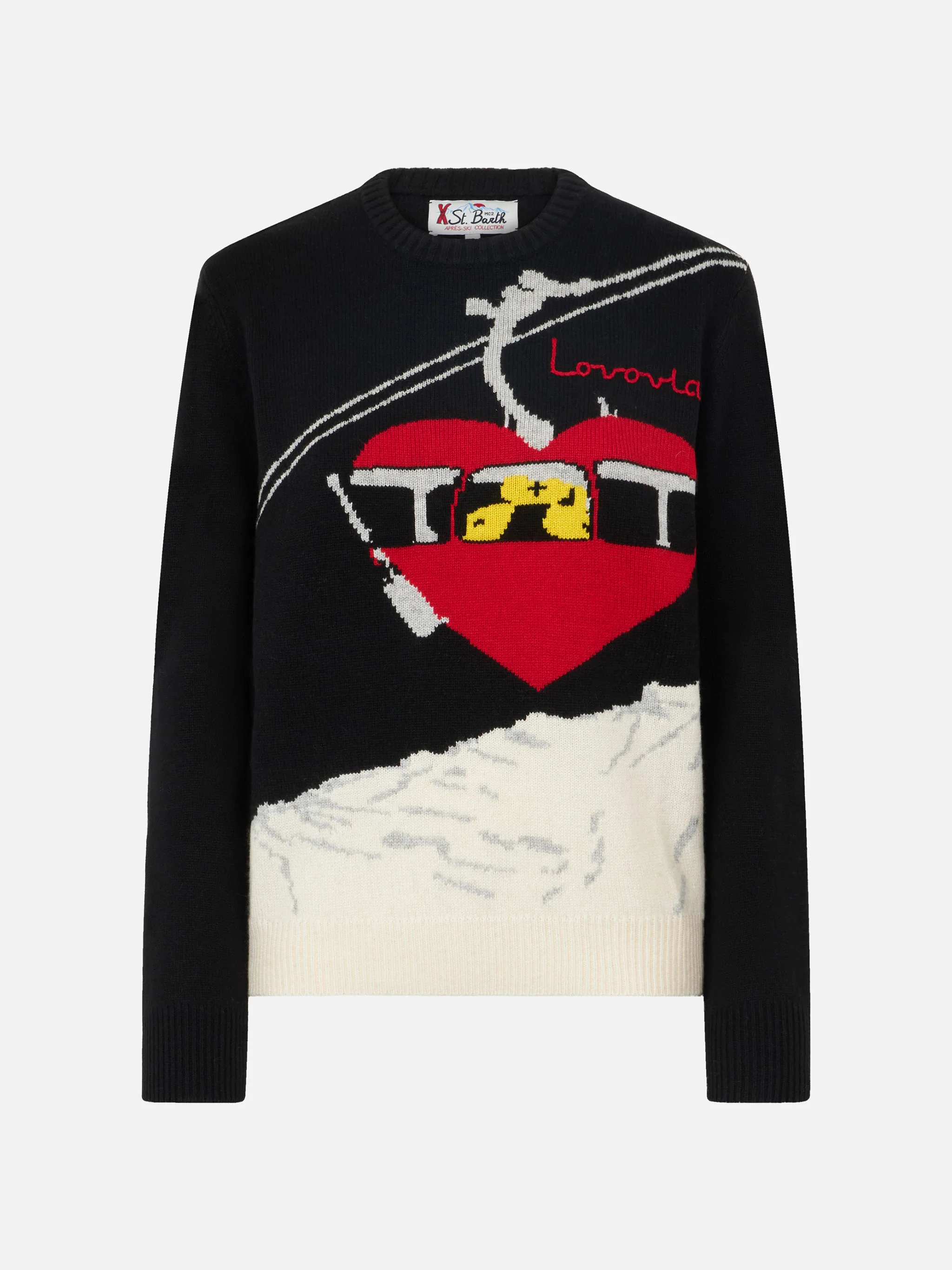 Black New Queen sweater with Lovovia embroidery - Image 4