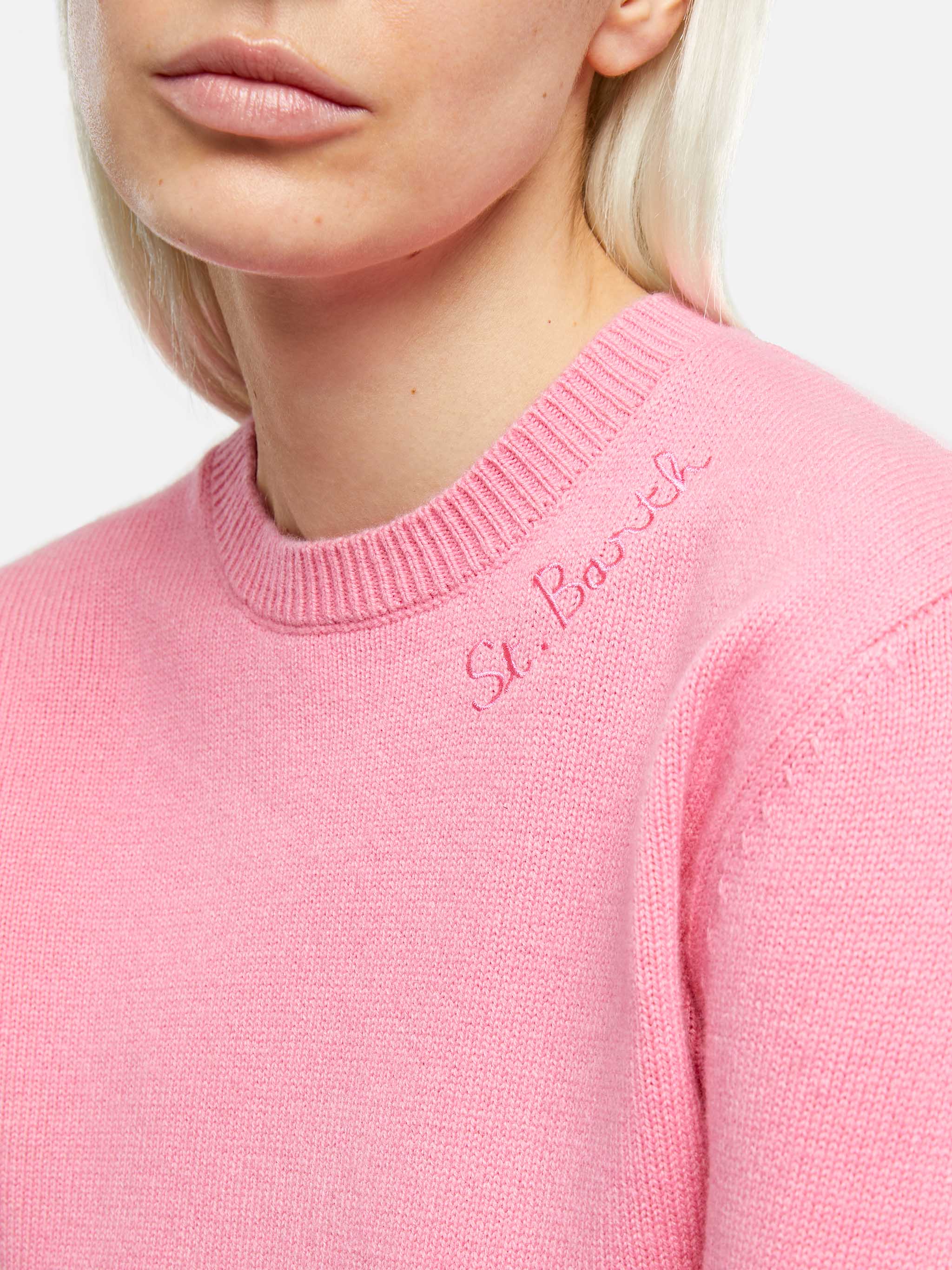 New Queen pink cashmere blend sweater - Image 2