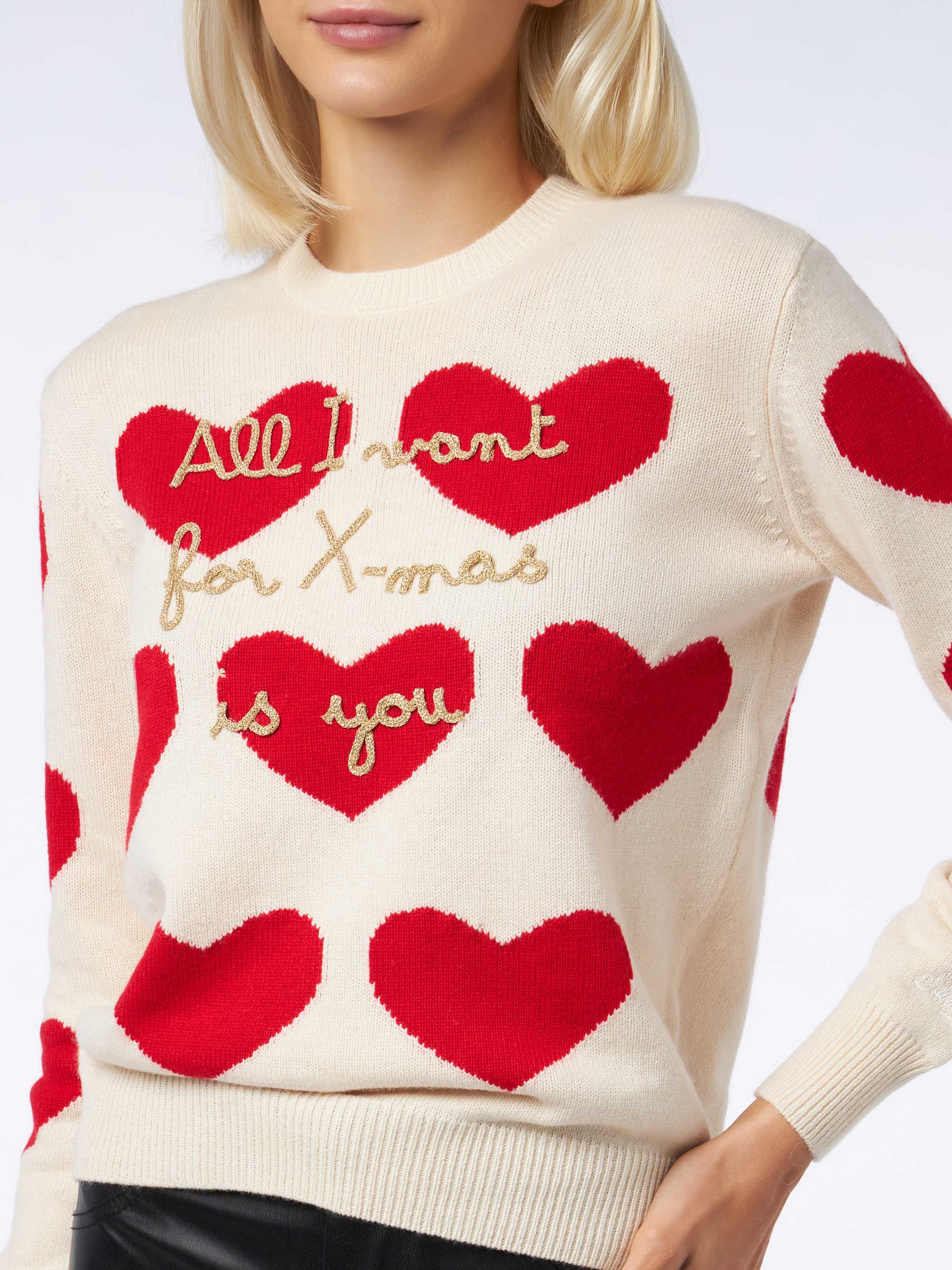New Queen sweater with All I Want for Xmas is You embroidery - Image 2