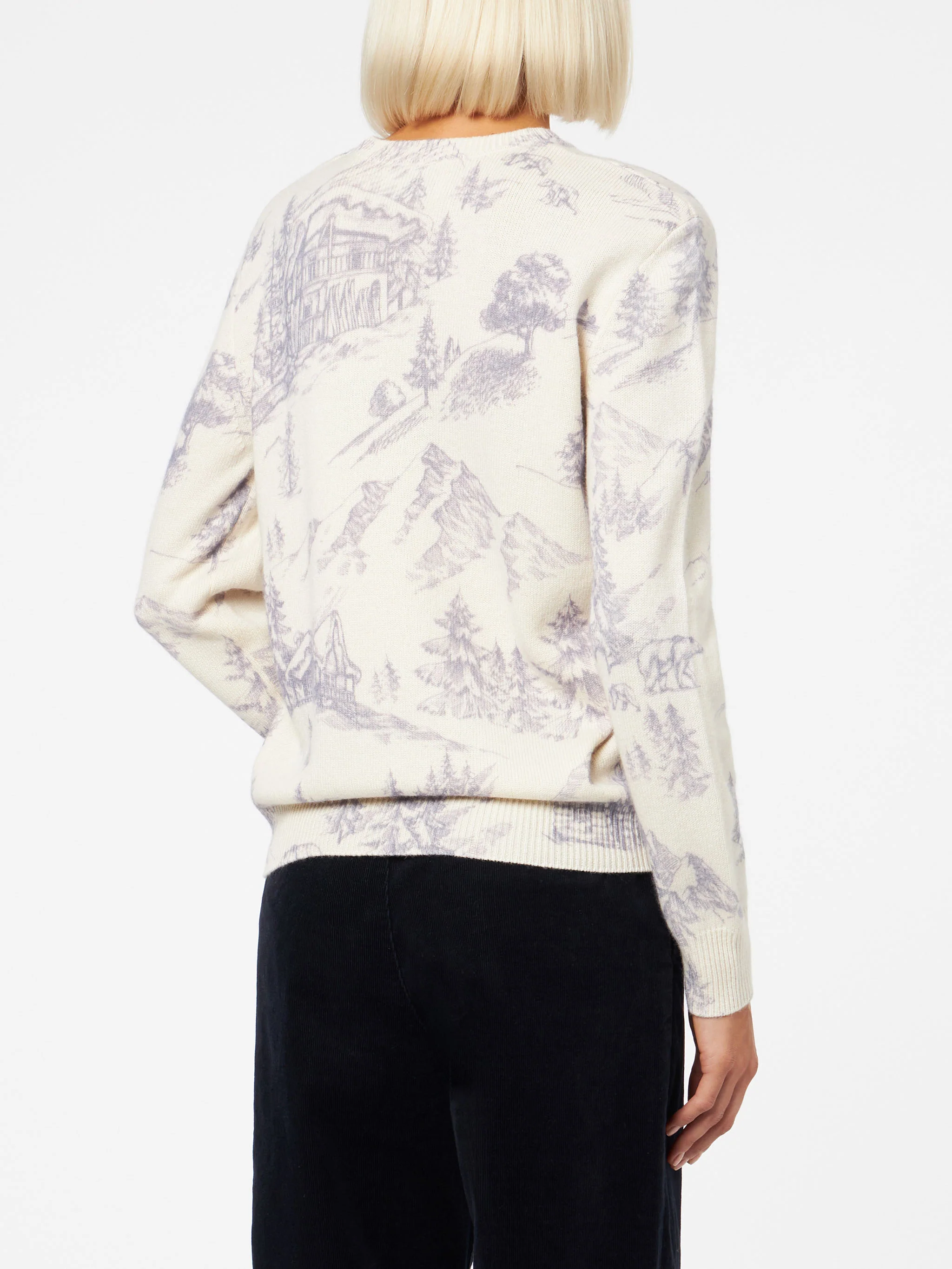 New Queen sweater with La montagne print - Image 3