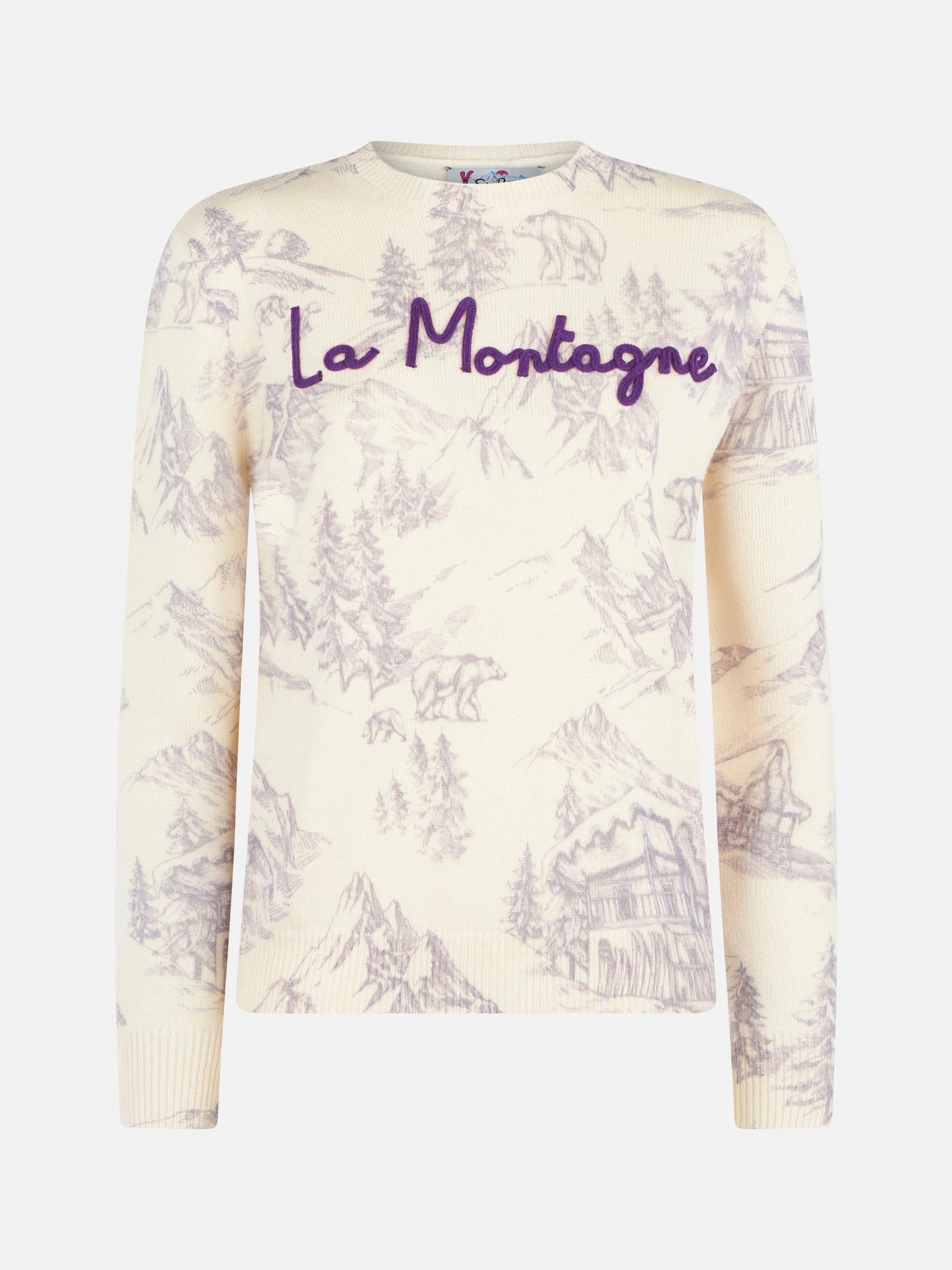 New Queen sweater with La montagne print - Image 4