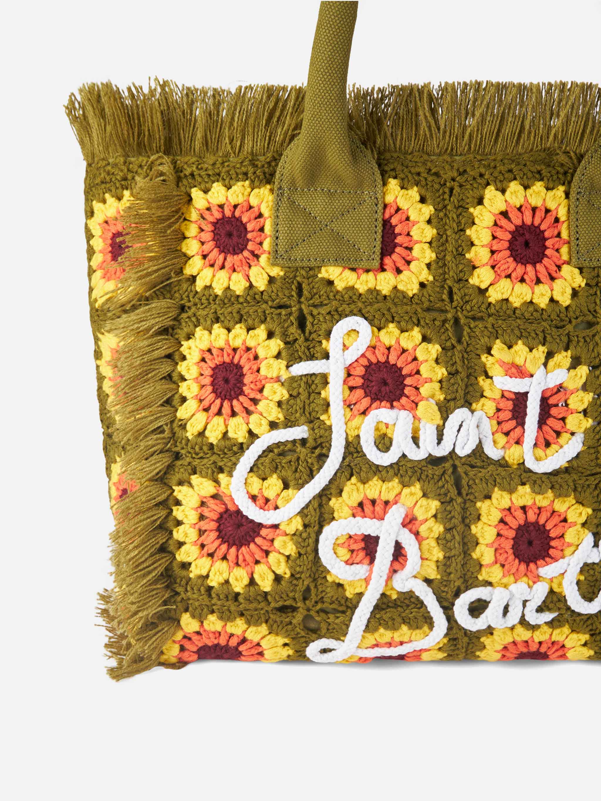 Vanity crochet flower shoulder bag - Image 2