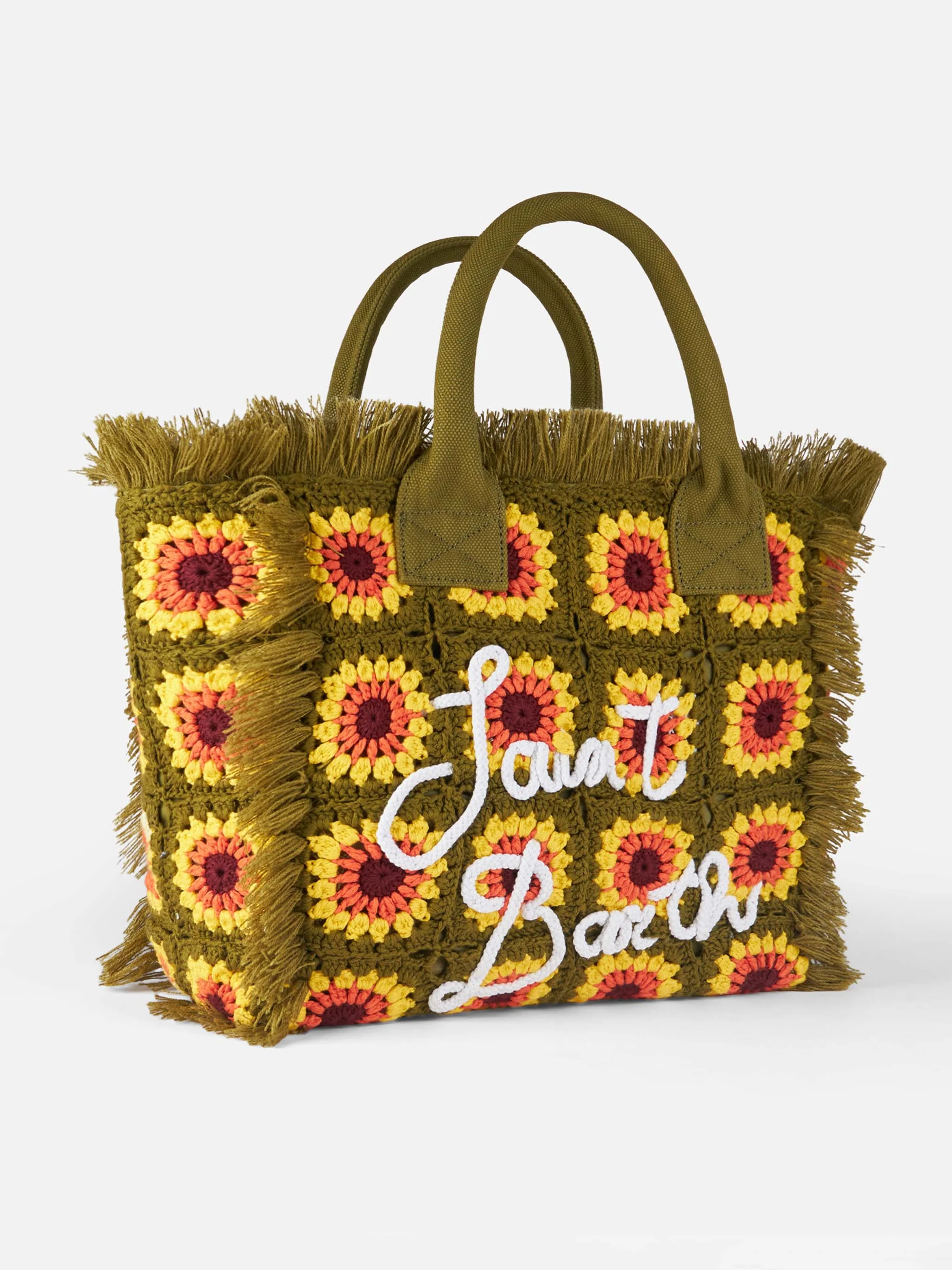 Vanity crochet flower shoulder bag - Image 3