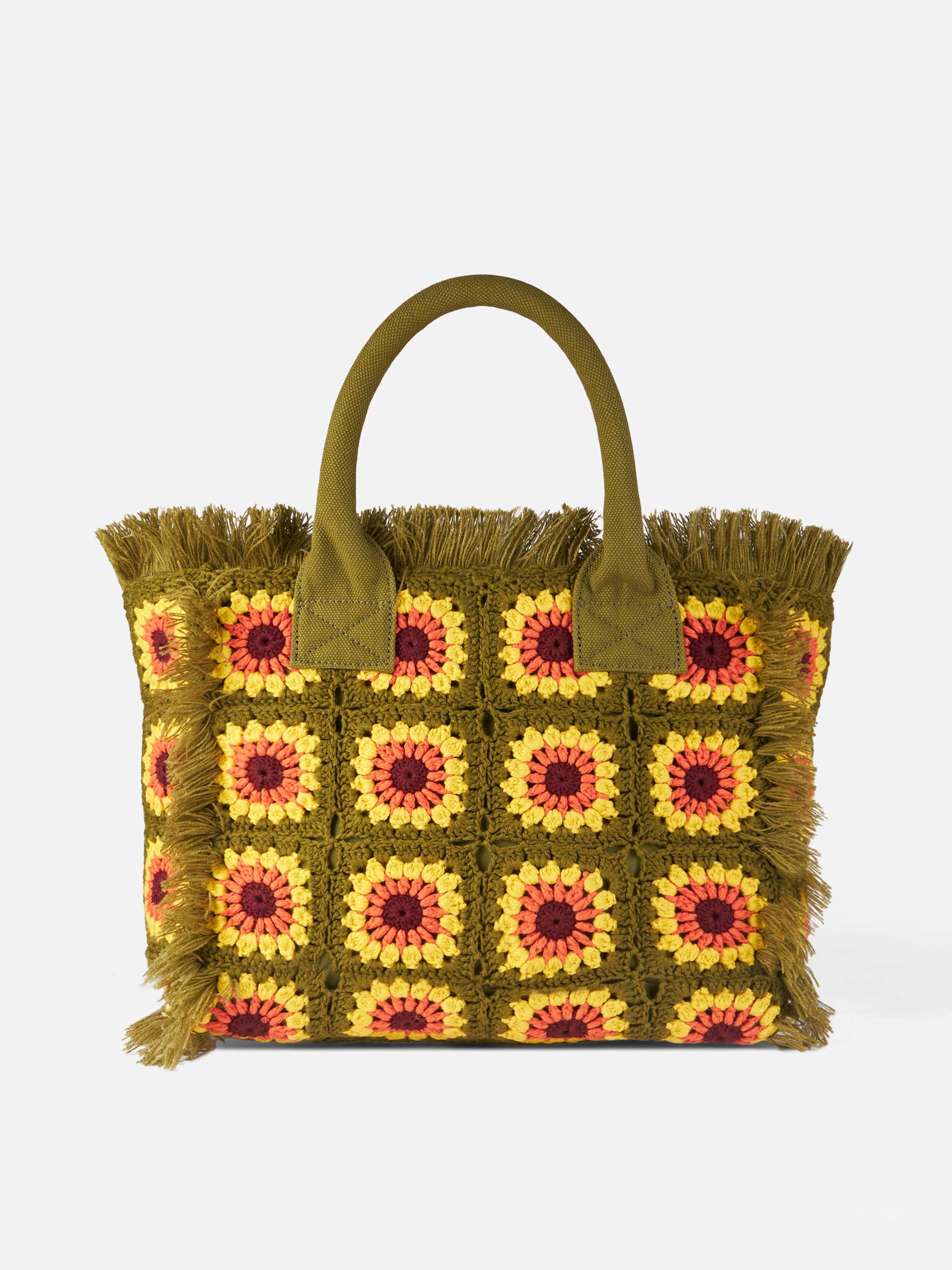 Vanity crochet flower shoulder bag - Image 4