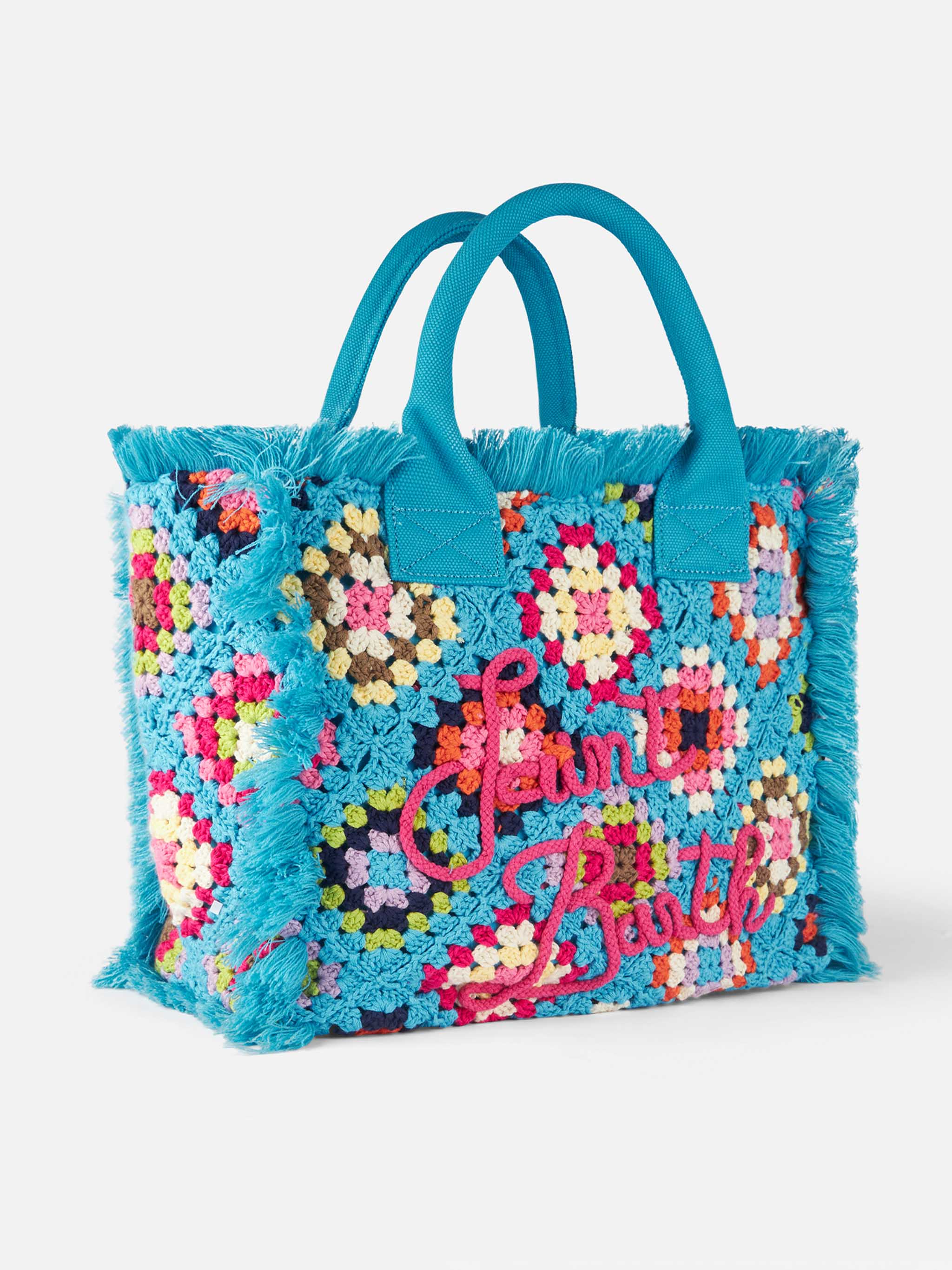Vanity crochet shoulder bag with pattern - Image 3