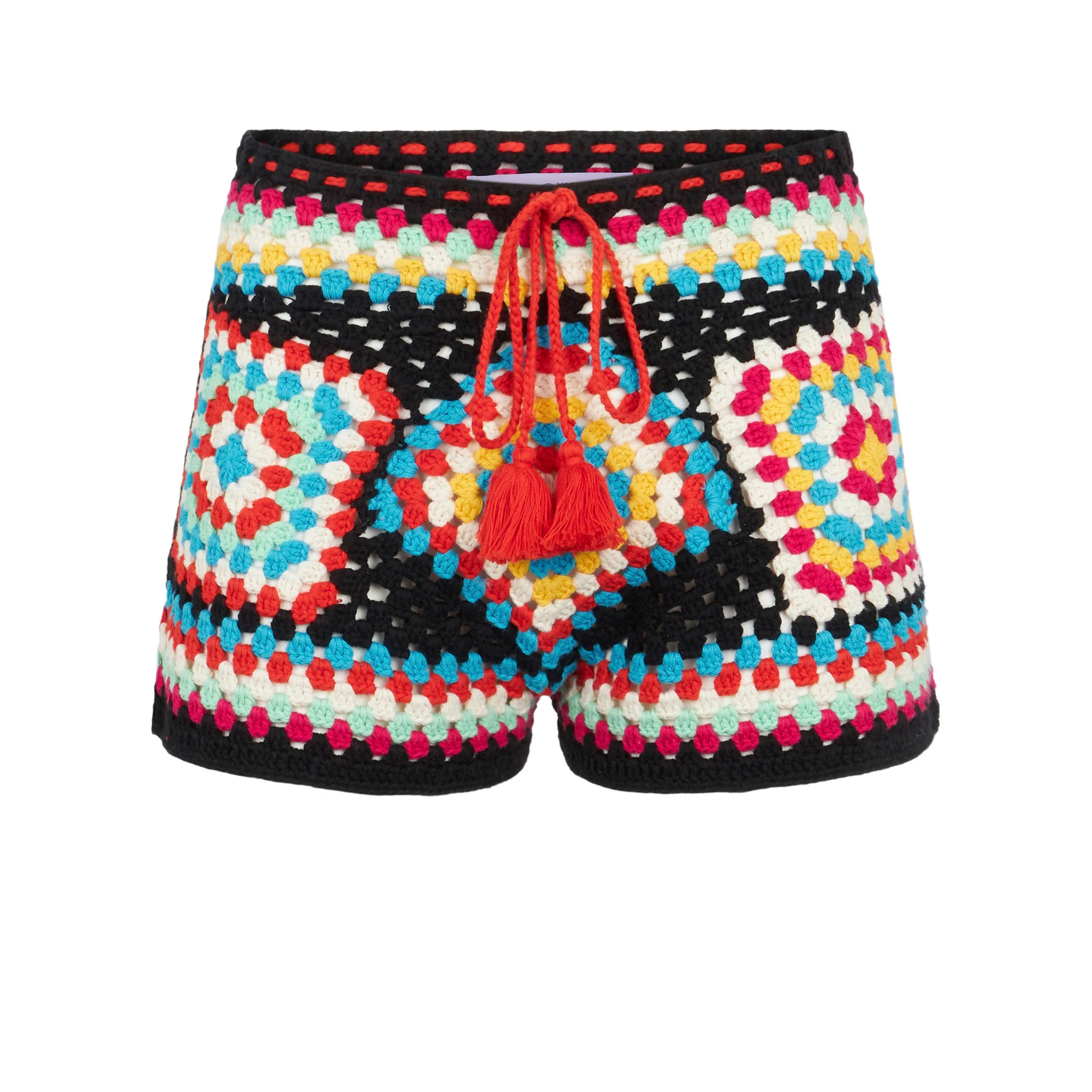 Kalima multicolor crochet shorts - Image 4