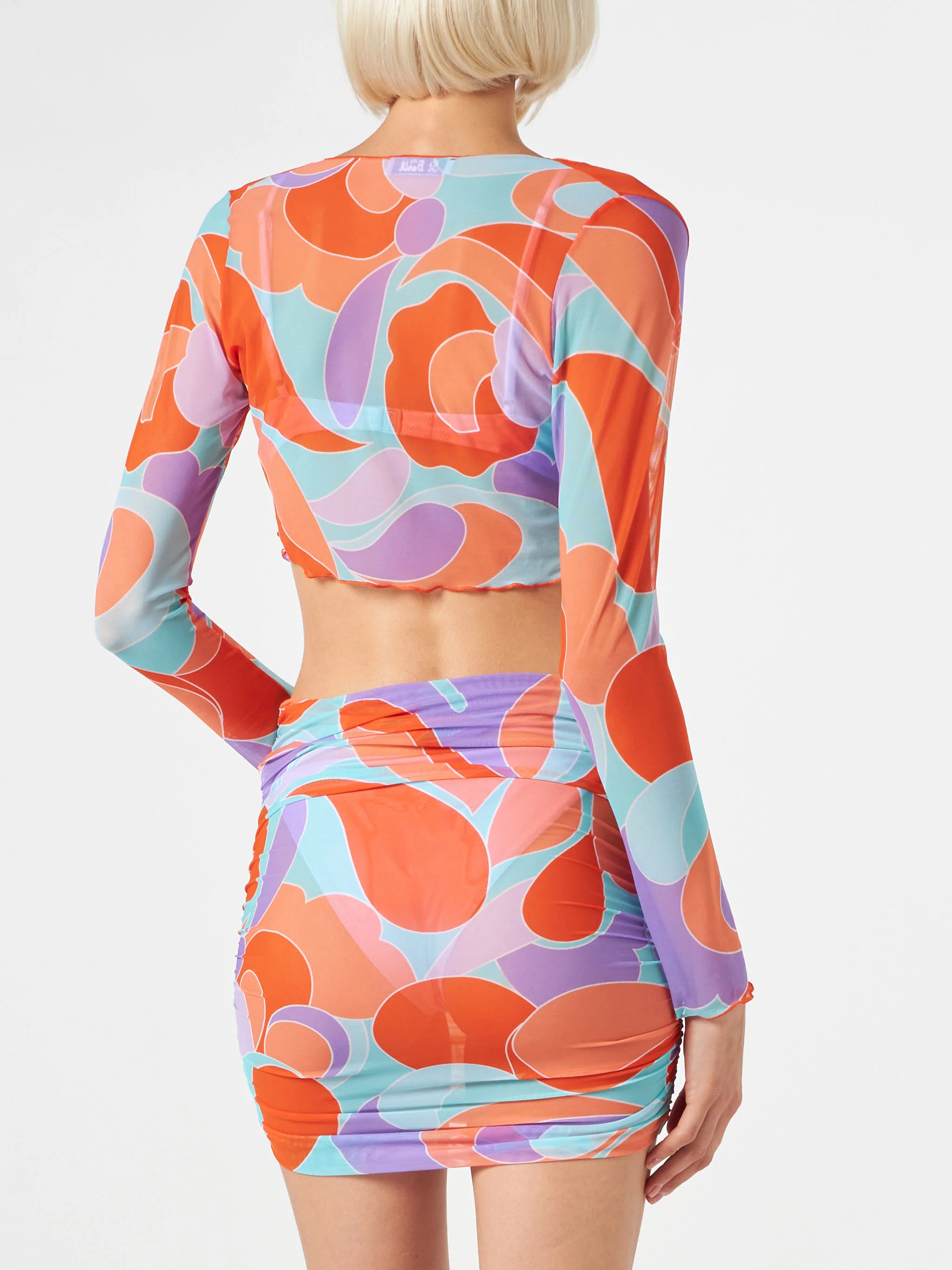 Wave tulle Elinor crop cardigan - Image 3