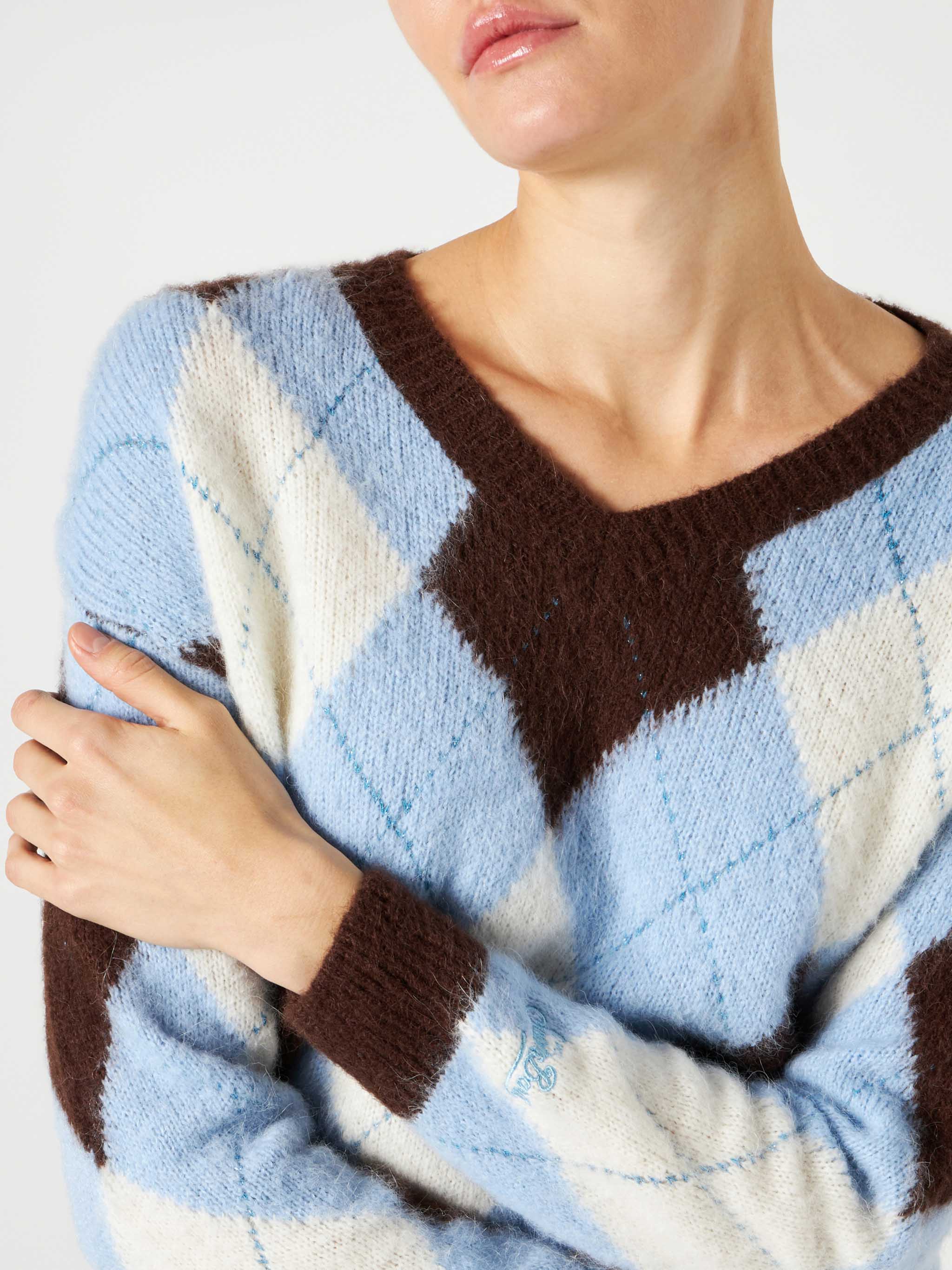 Argyle Annecy Soft cropped sweater - Image 3