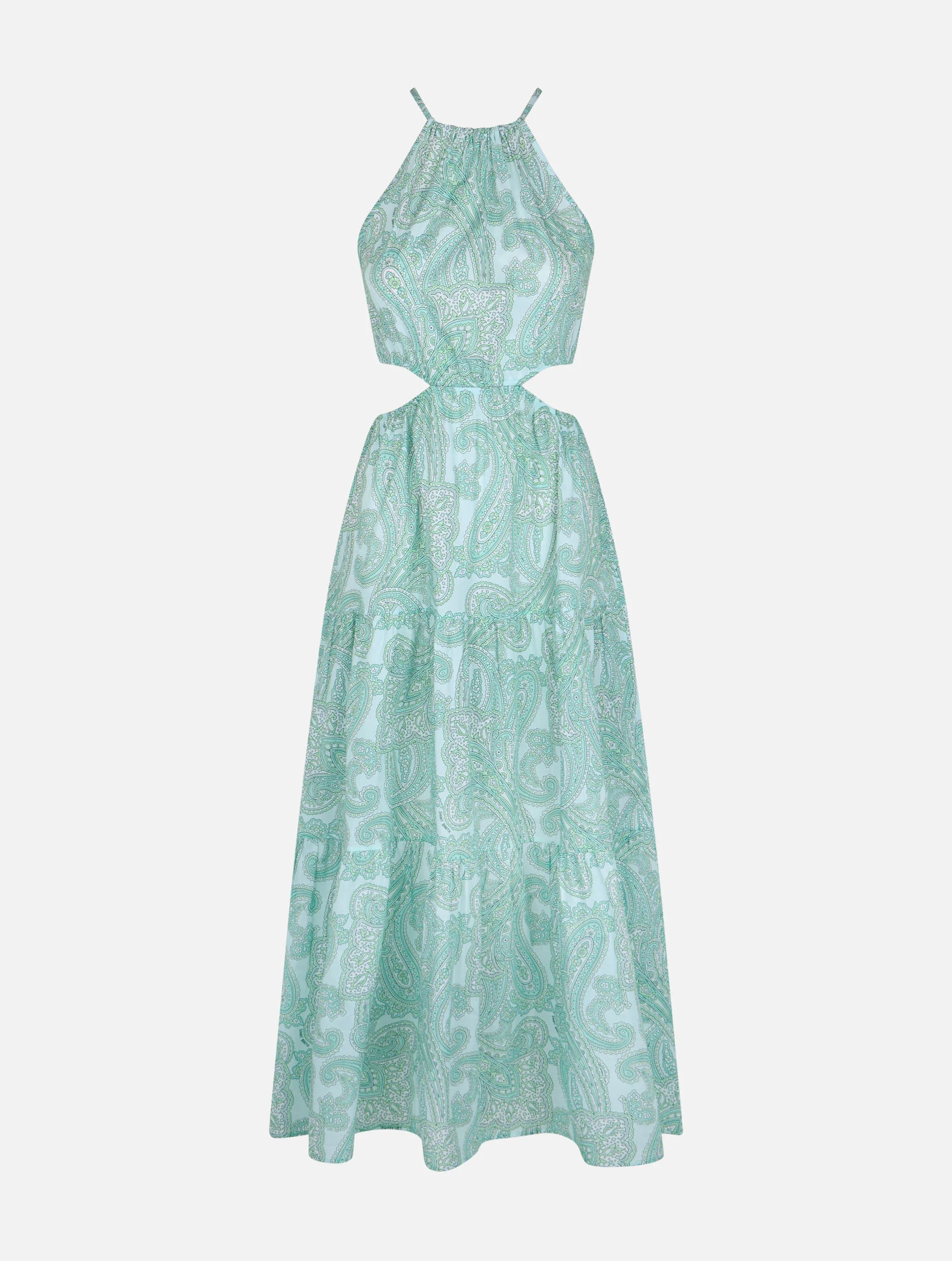 Kaby paisley print long dress - Image 4