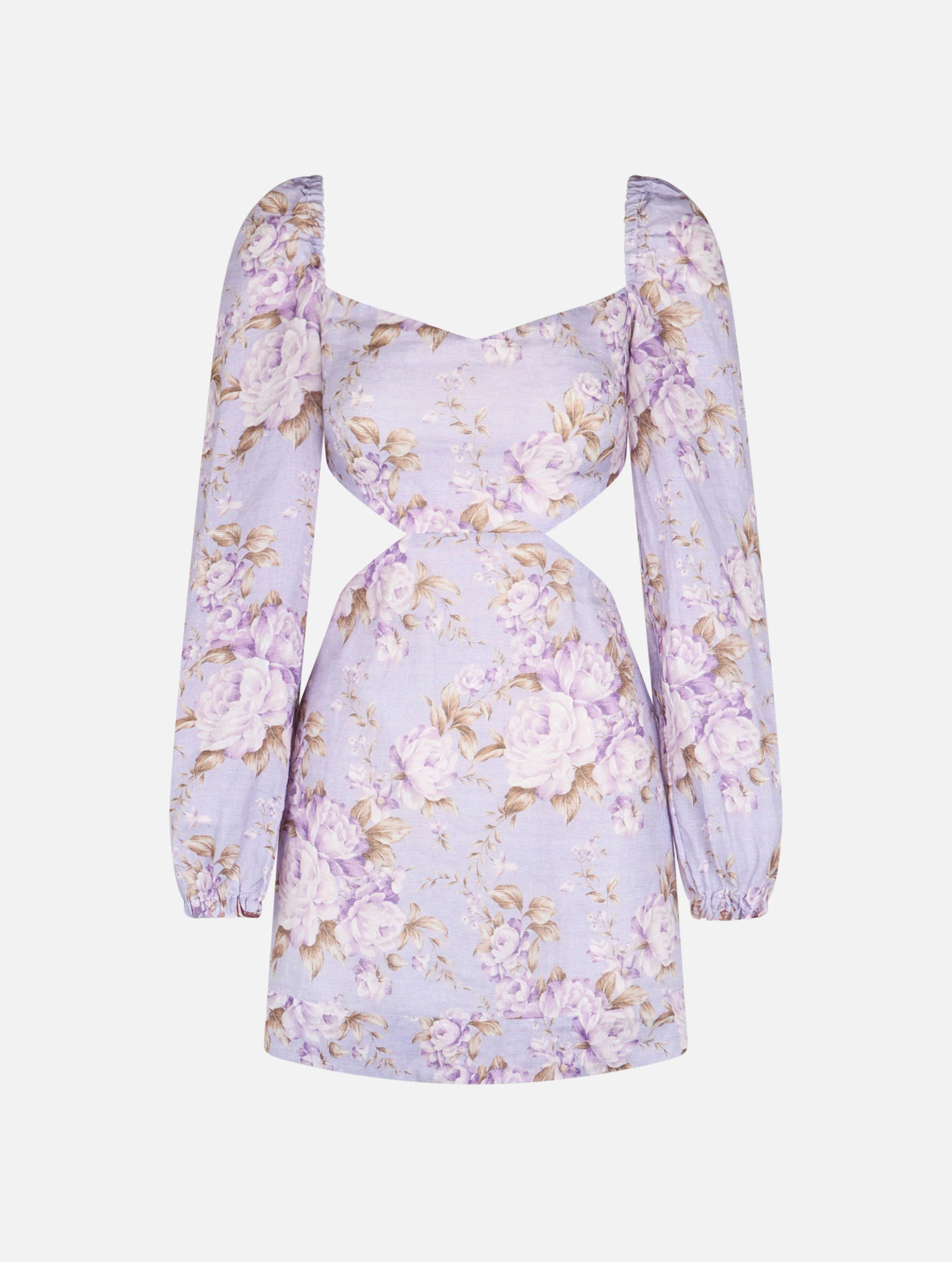 Jara linen cut-out mini dress with paisley print - Image 4