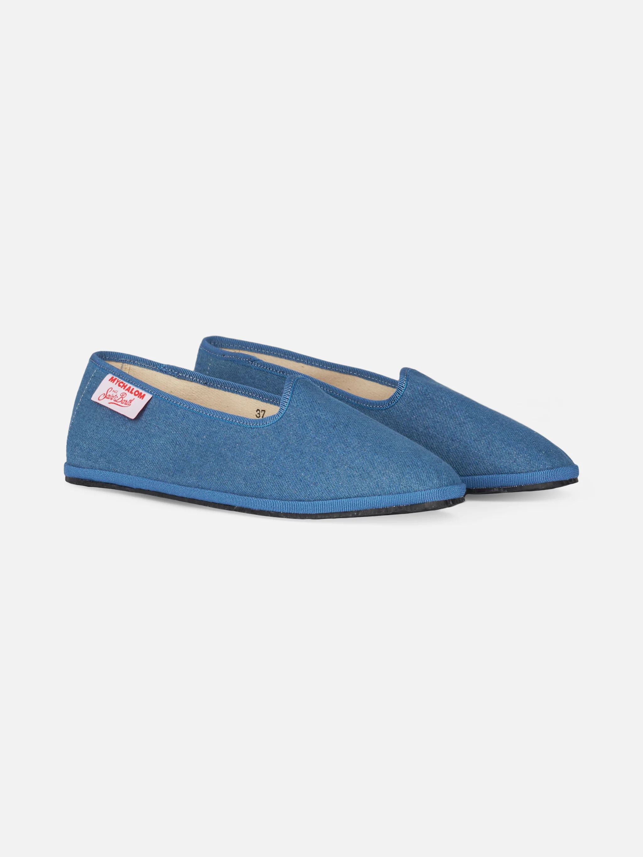 Denim Mychal friulana slippers | Special Edition - Image 2