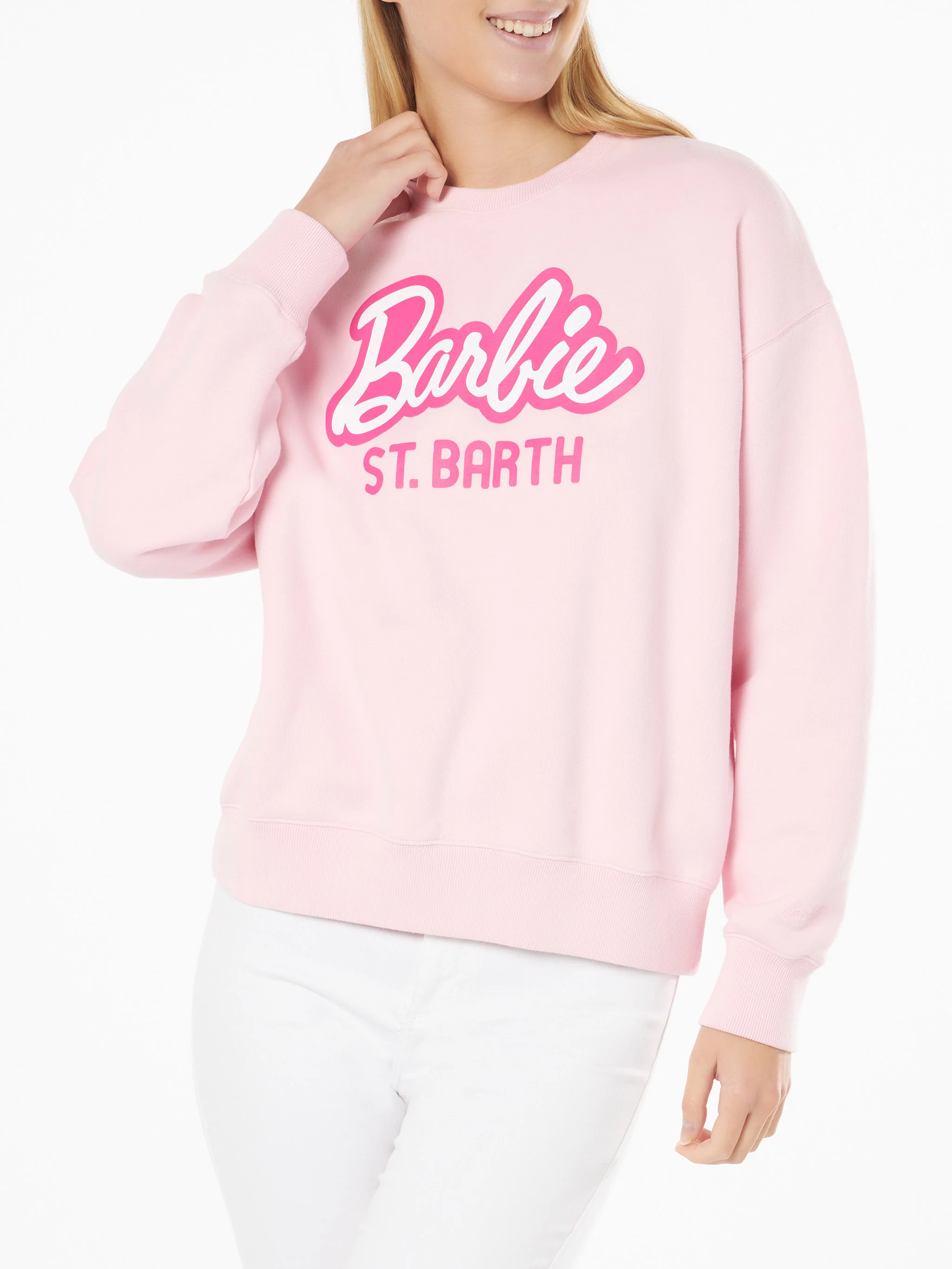 Pink Stardust sweatshirt with Barbie print | Special Edition - Image 2