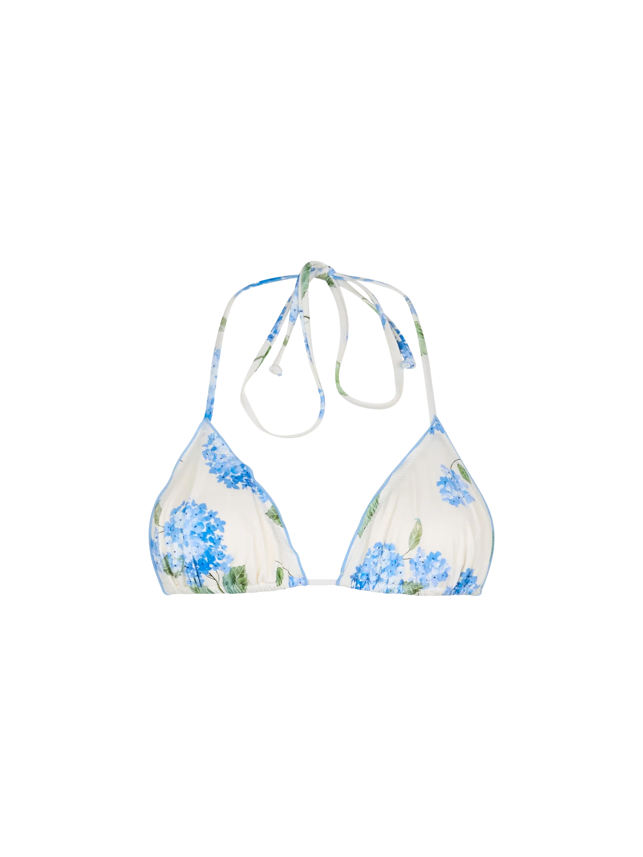 Sagittarius floral print triangle bikini top