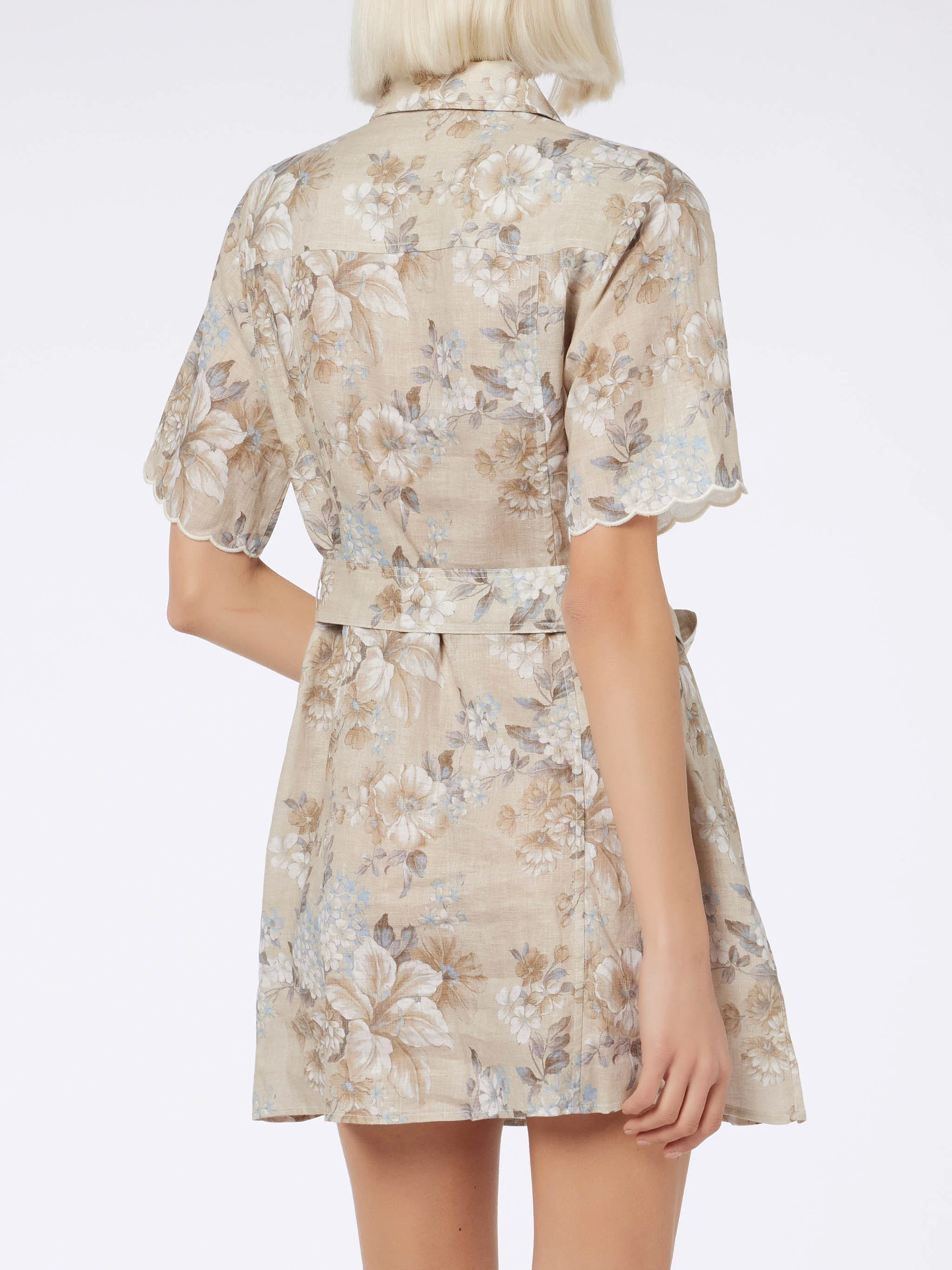 Hermione floral linen dress - Image 2