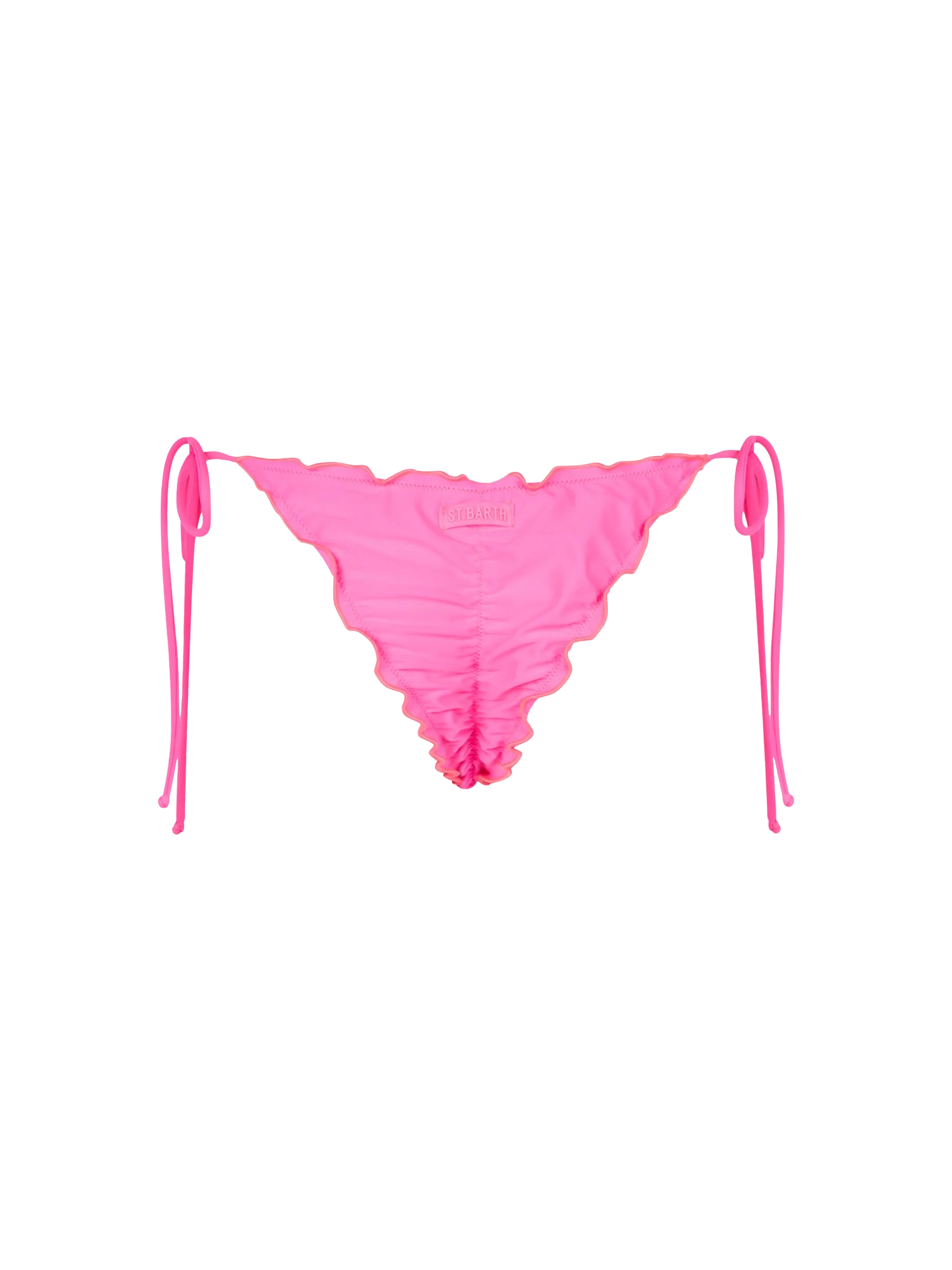 Fluo pink Miami cheeky swim briefs - Image 2