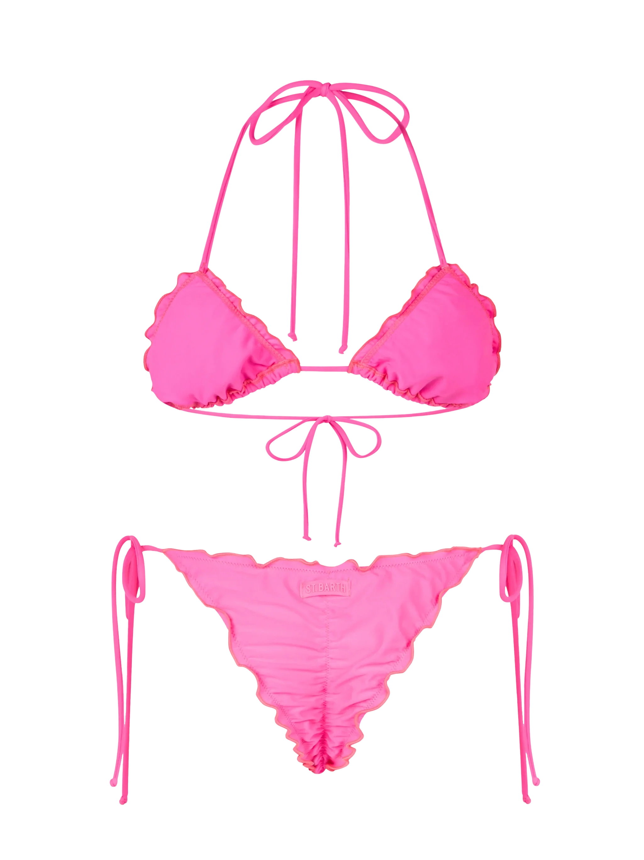 Sagittarius Miami fluo yellow triangle bikini - Image 3
