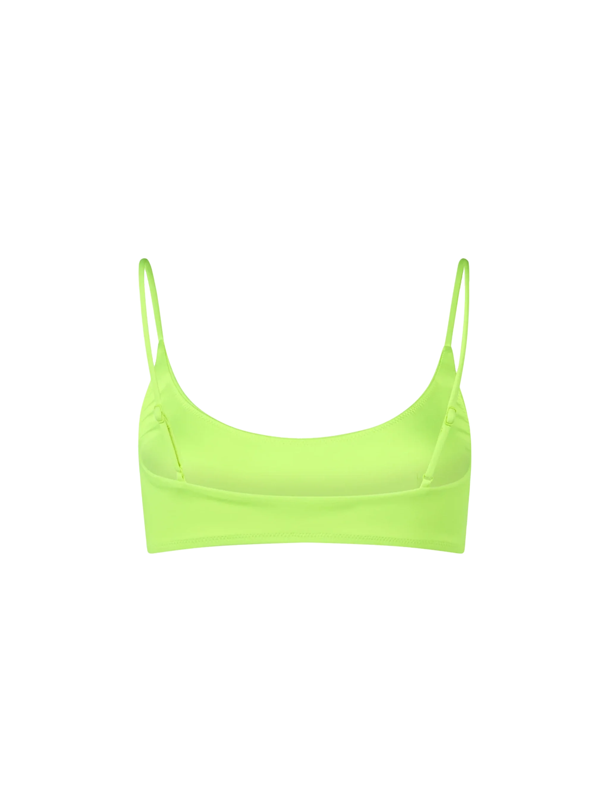 Fluo yellow Judy bralette bikini top - Image 2