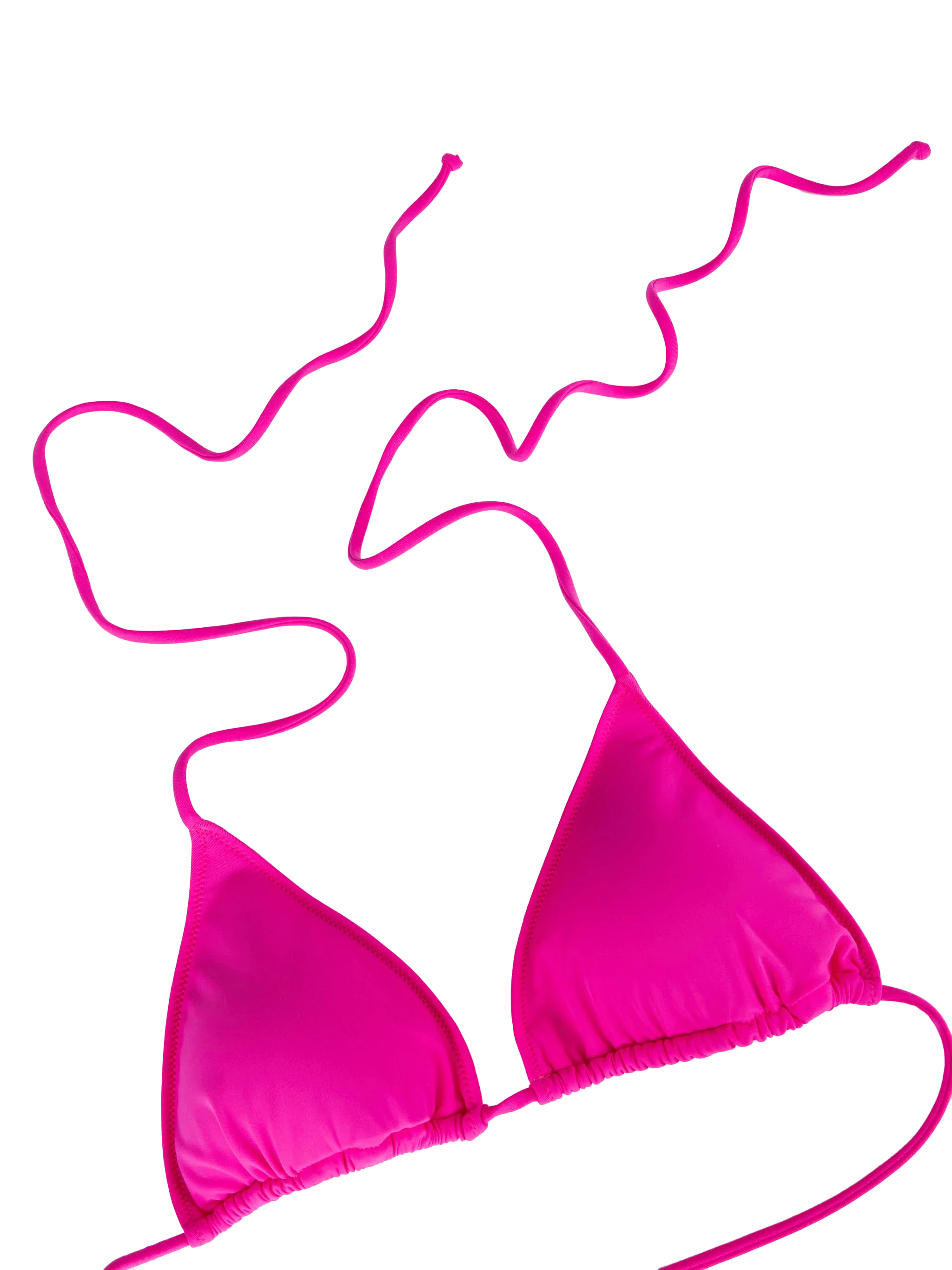 Leah Marielle fuchsia triangle bikini - Image 3