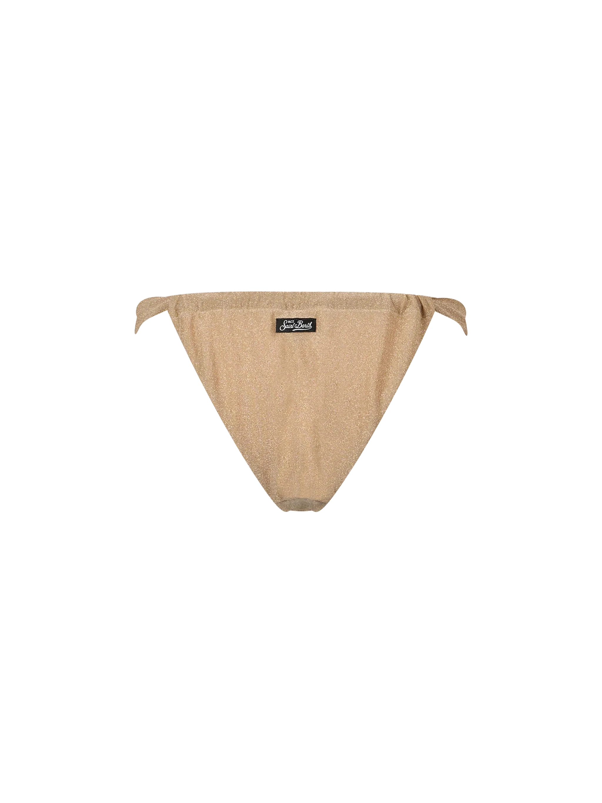 Noelle gold lurex cheeky bikini briefs - Image 2
