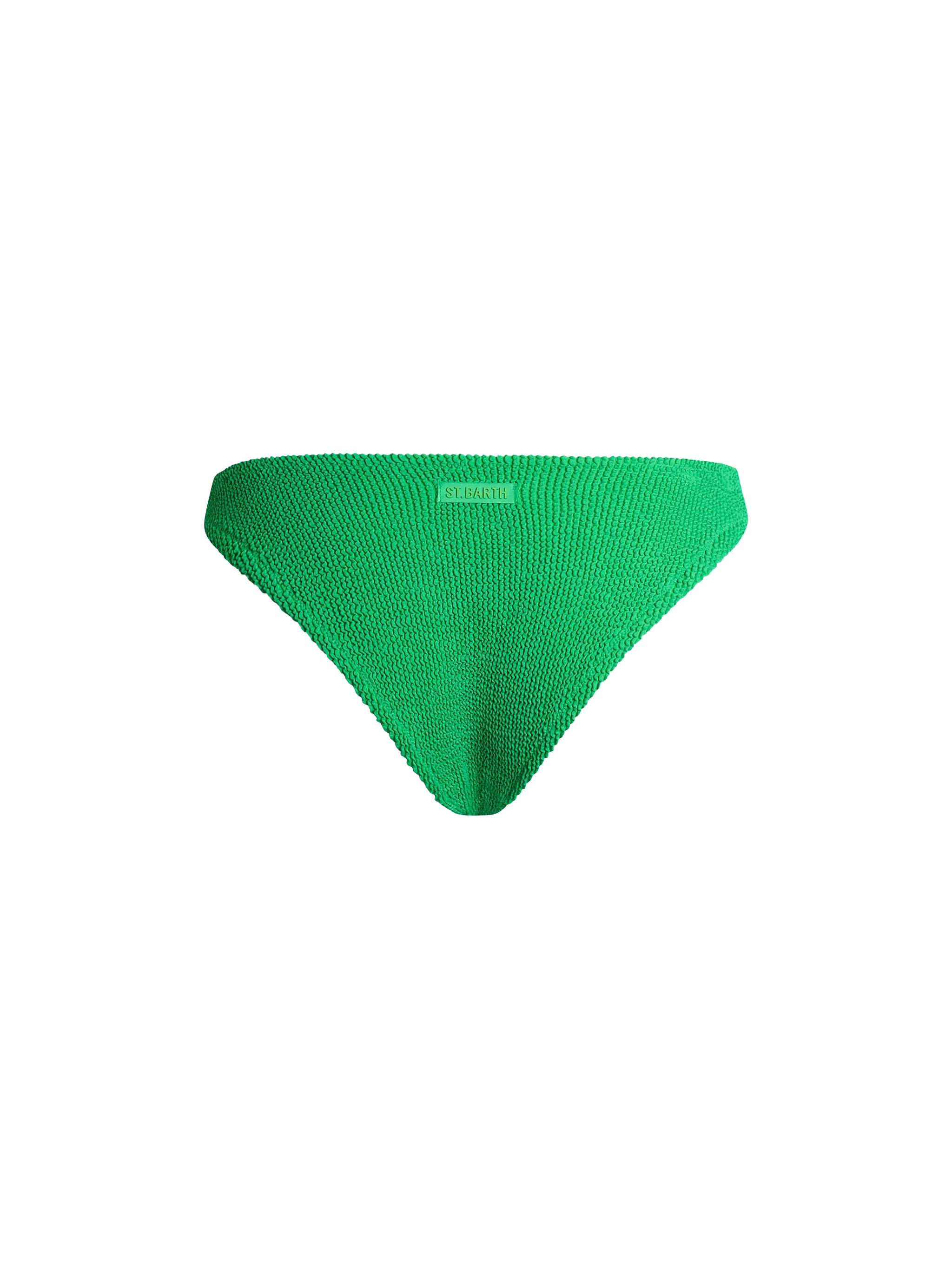 Elise green crinkle swim briefs - Image 2