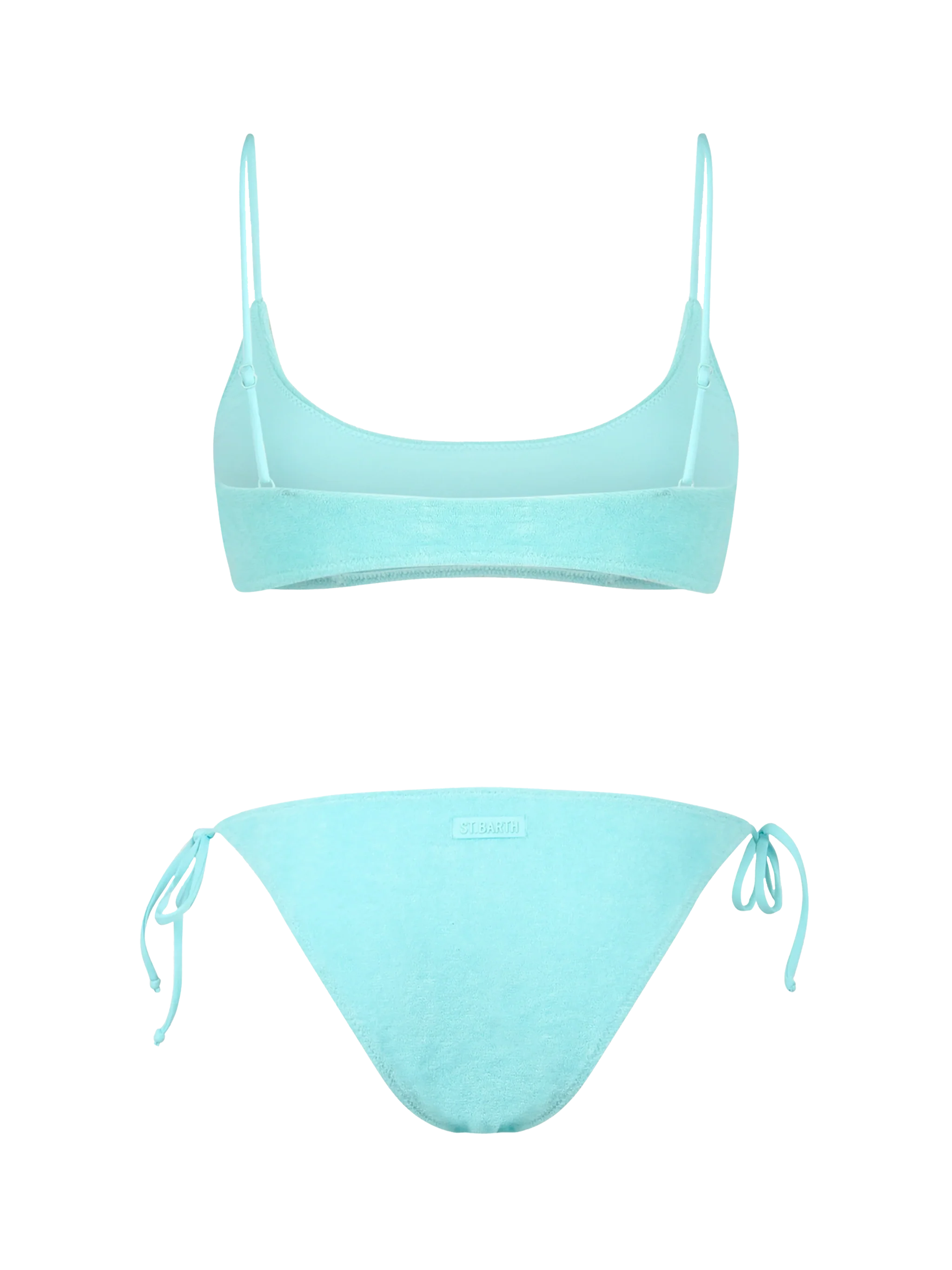 Judy Virgo green terry bralette bikini - Image 3