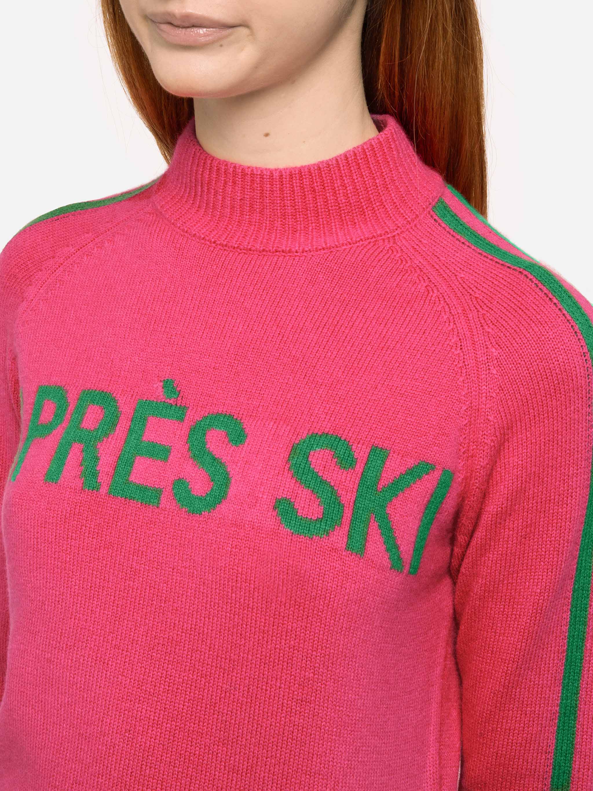 Peak half-turtleneck sweater with Après Ski embroidery - Image 2