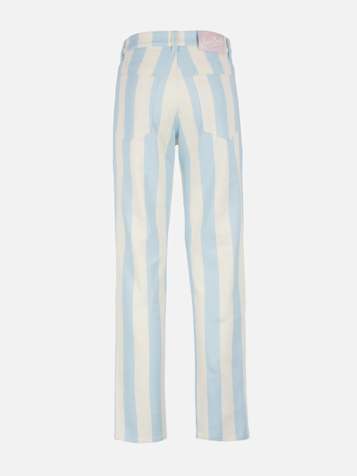 Belleville light blue striped denim pants - Image 6