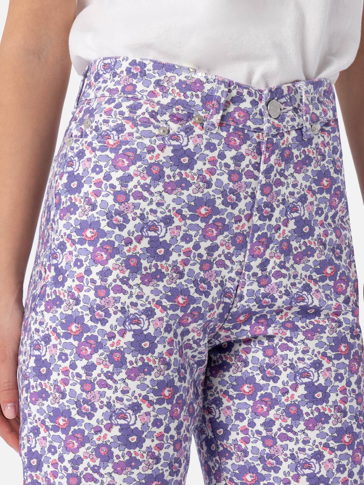 Belleville Betsy floral print denim jeans | Special Edition - Image 2
