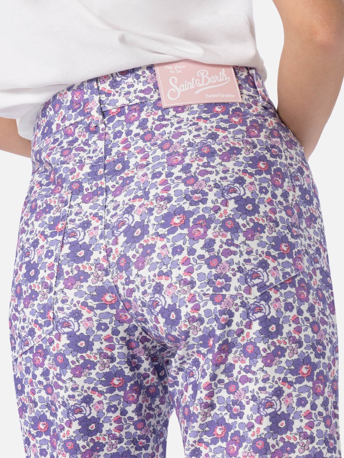 Belleville Betsy floral print denim jeans | Special Edition - Image 3