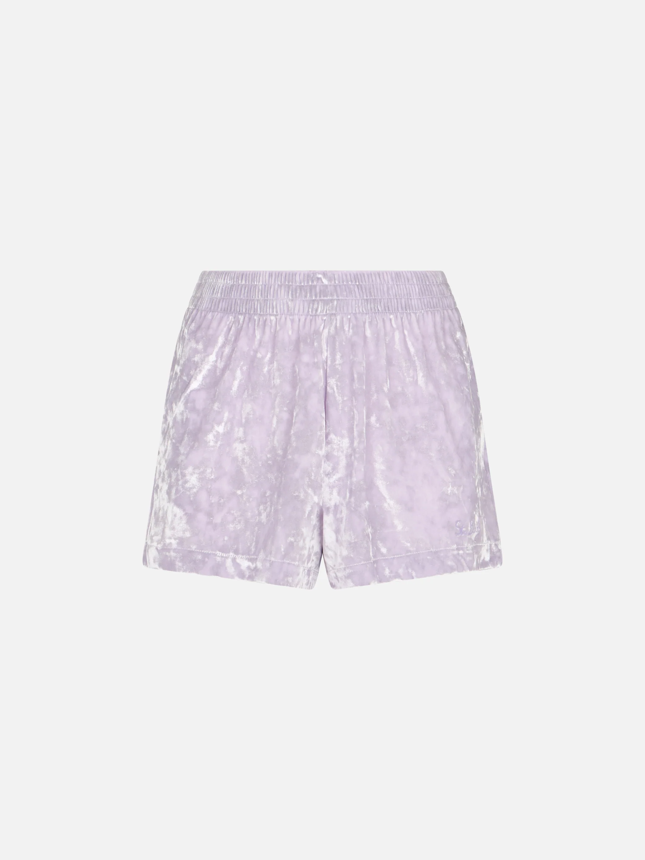 Cate lilac chenille shorts - Image 4