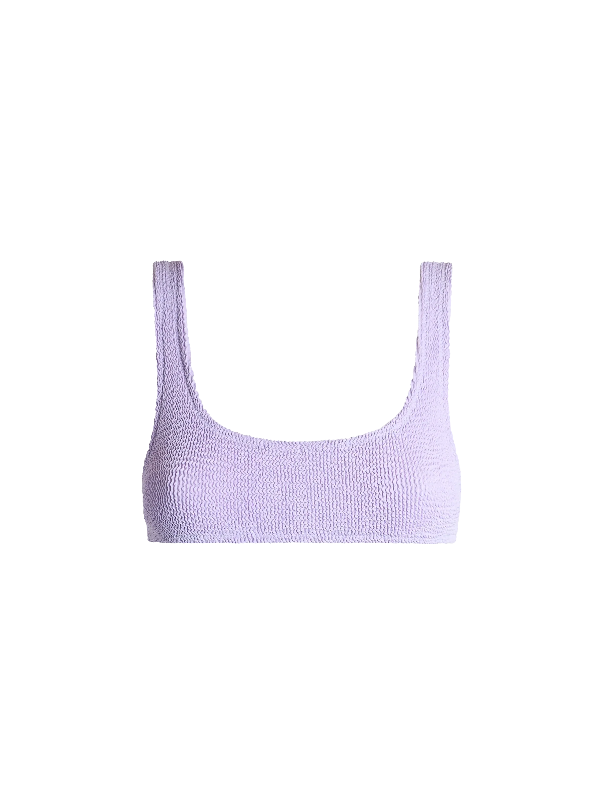Naima lilac crinkle bralette bikini top