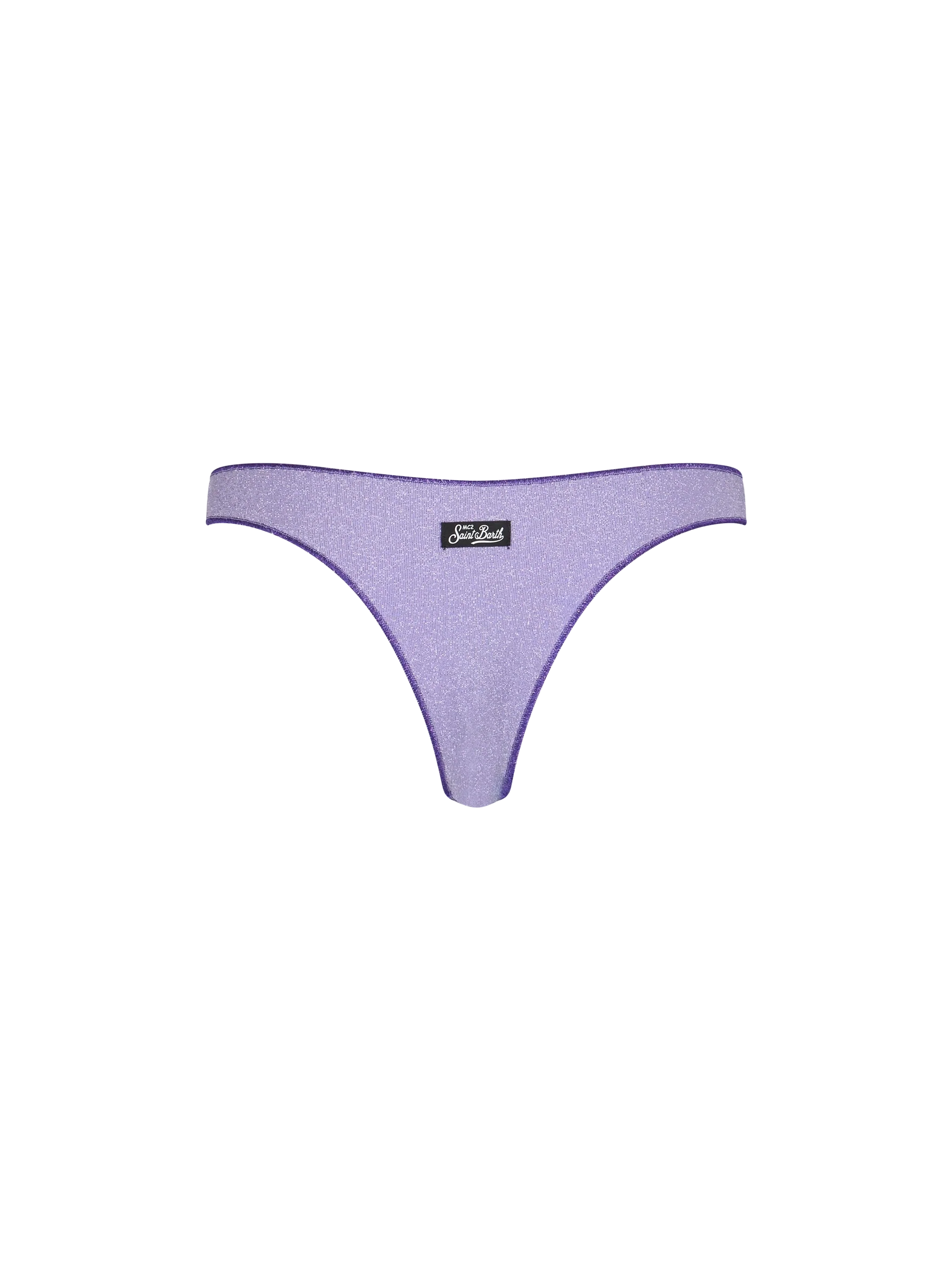 Lilac Naomi lurex cheeky swim briefs - Image 2