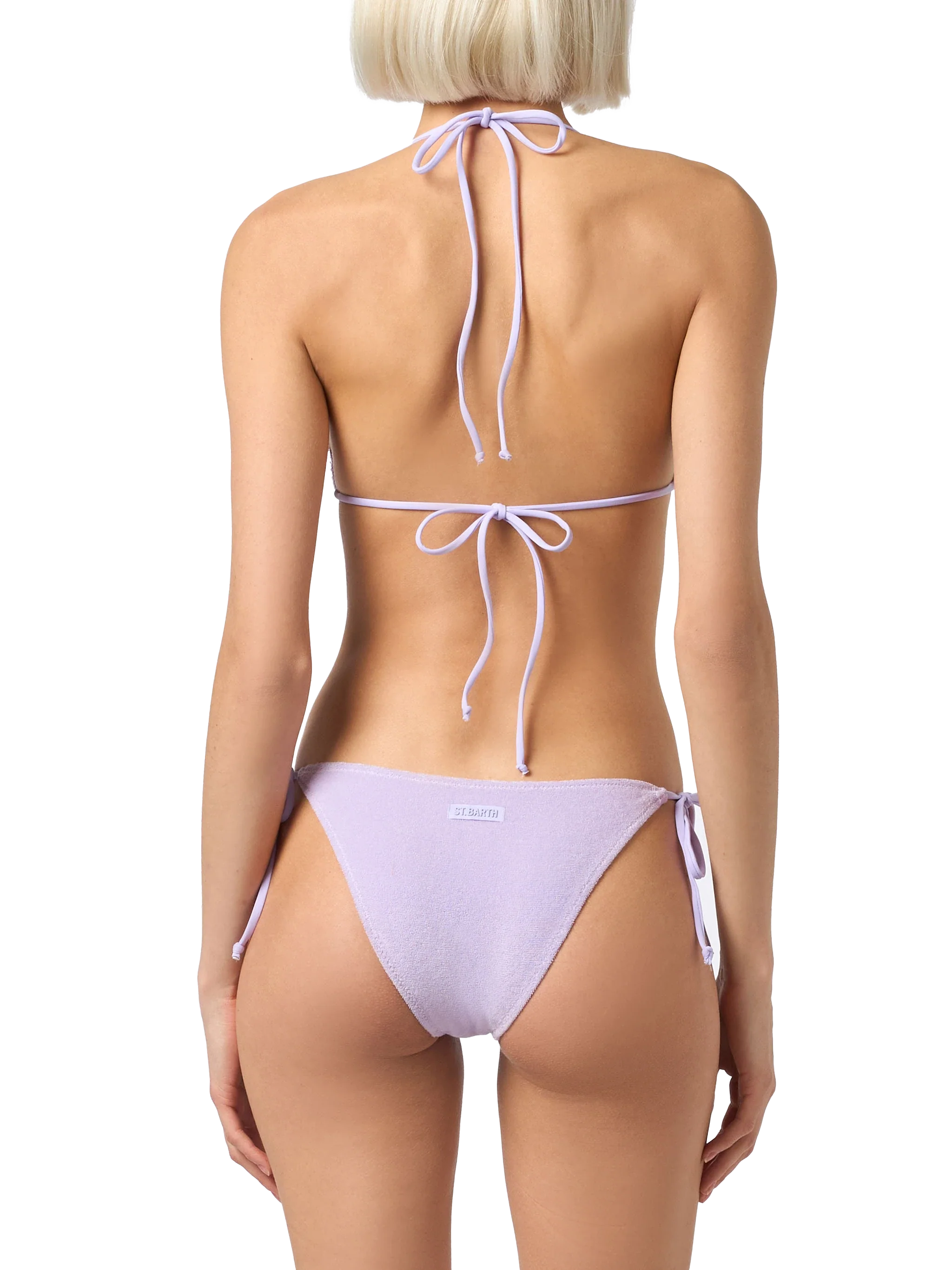 Leah Virgo lilac terry triangle bikini - Image 4