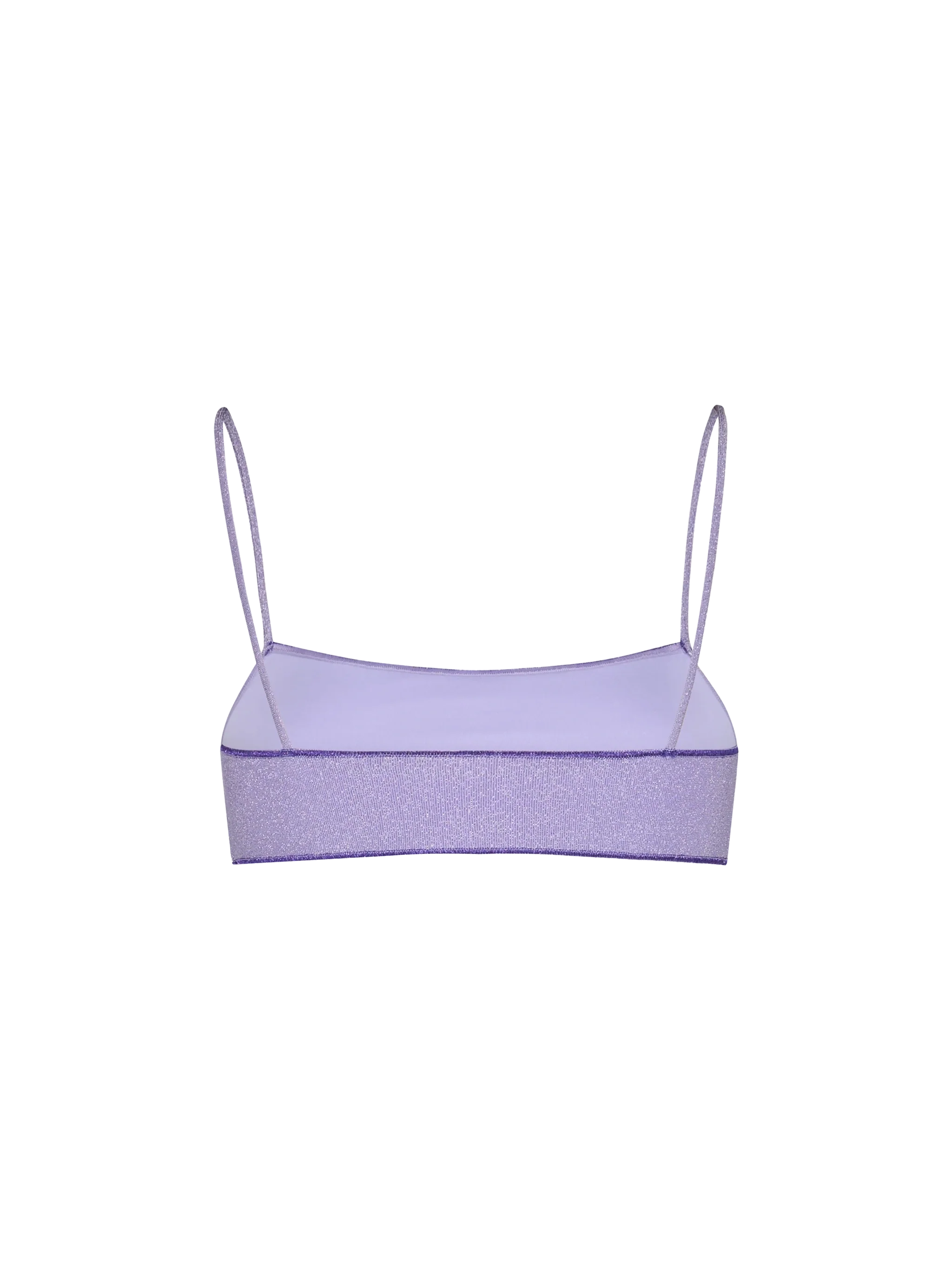Lilac Sadie lurex bralette bikini top - Image 2
