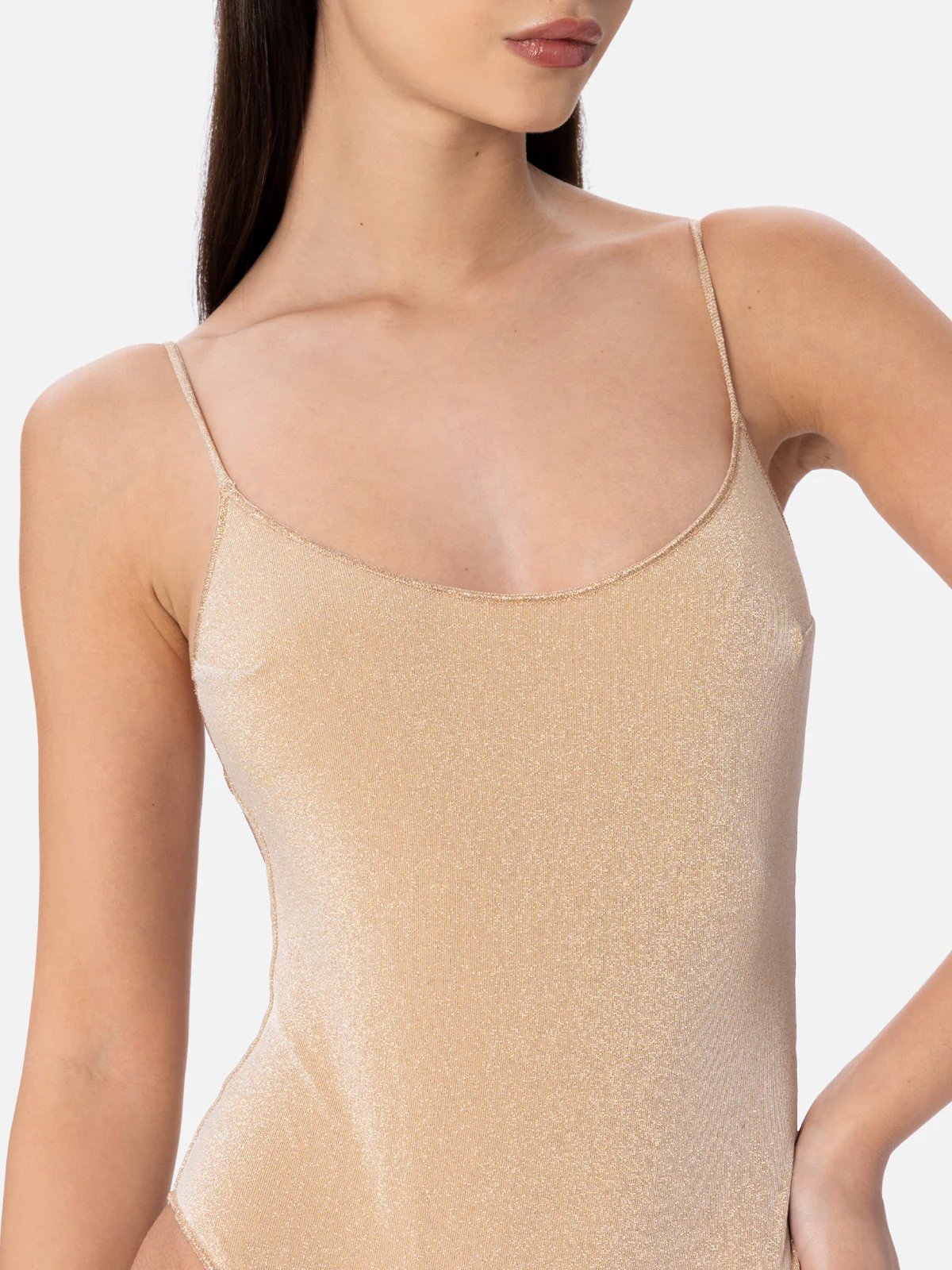 Cecille lurex one-piece swimsuit - Image 3