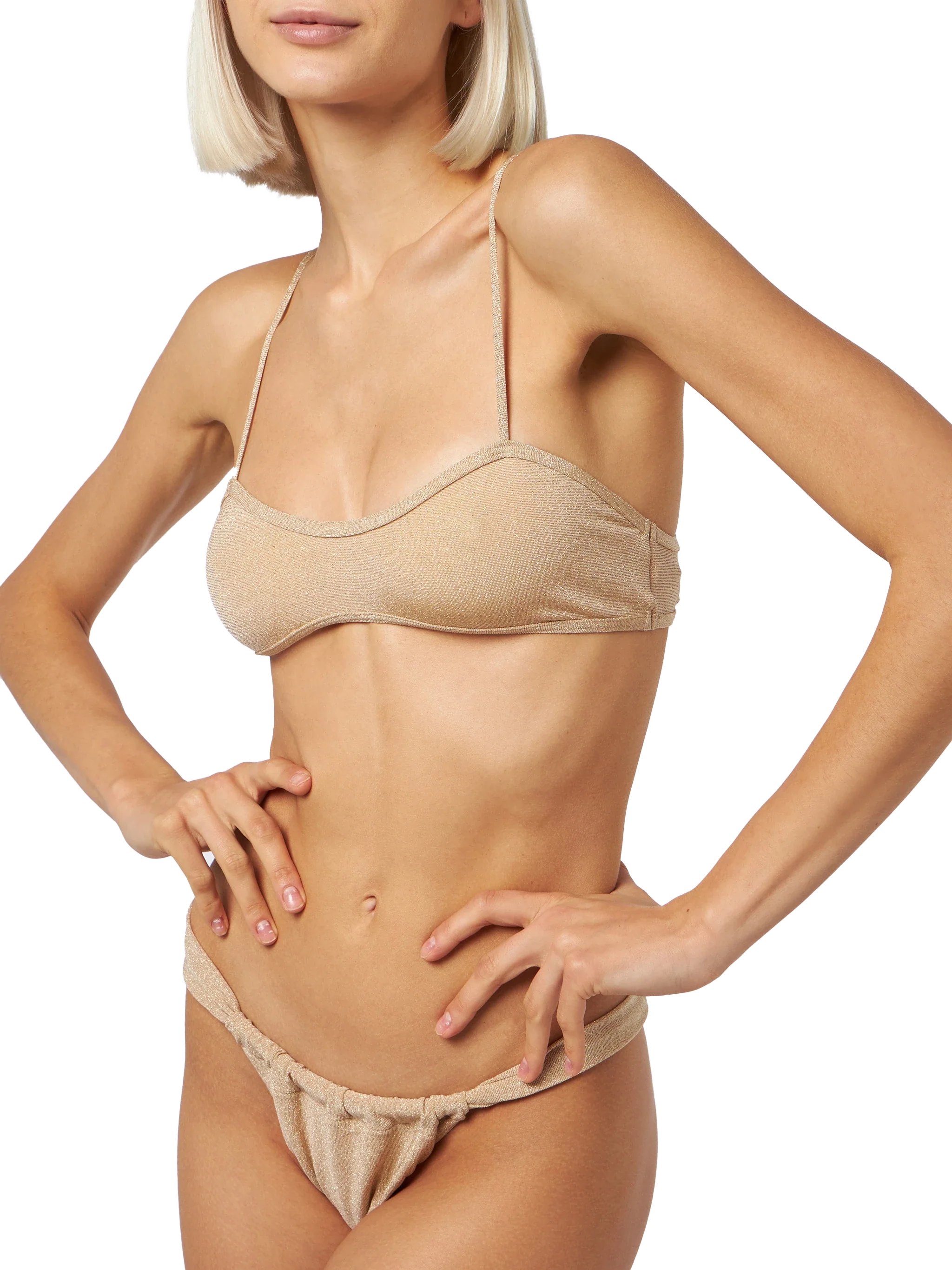 Laryn Noelle lurex scoop bralette bikini - Image 7