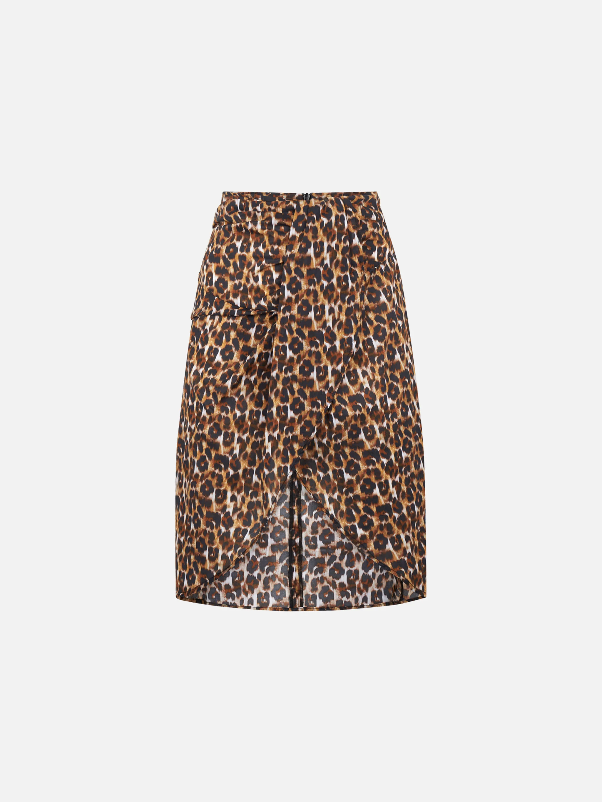 Amanda animalier midi skirt - Image 4