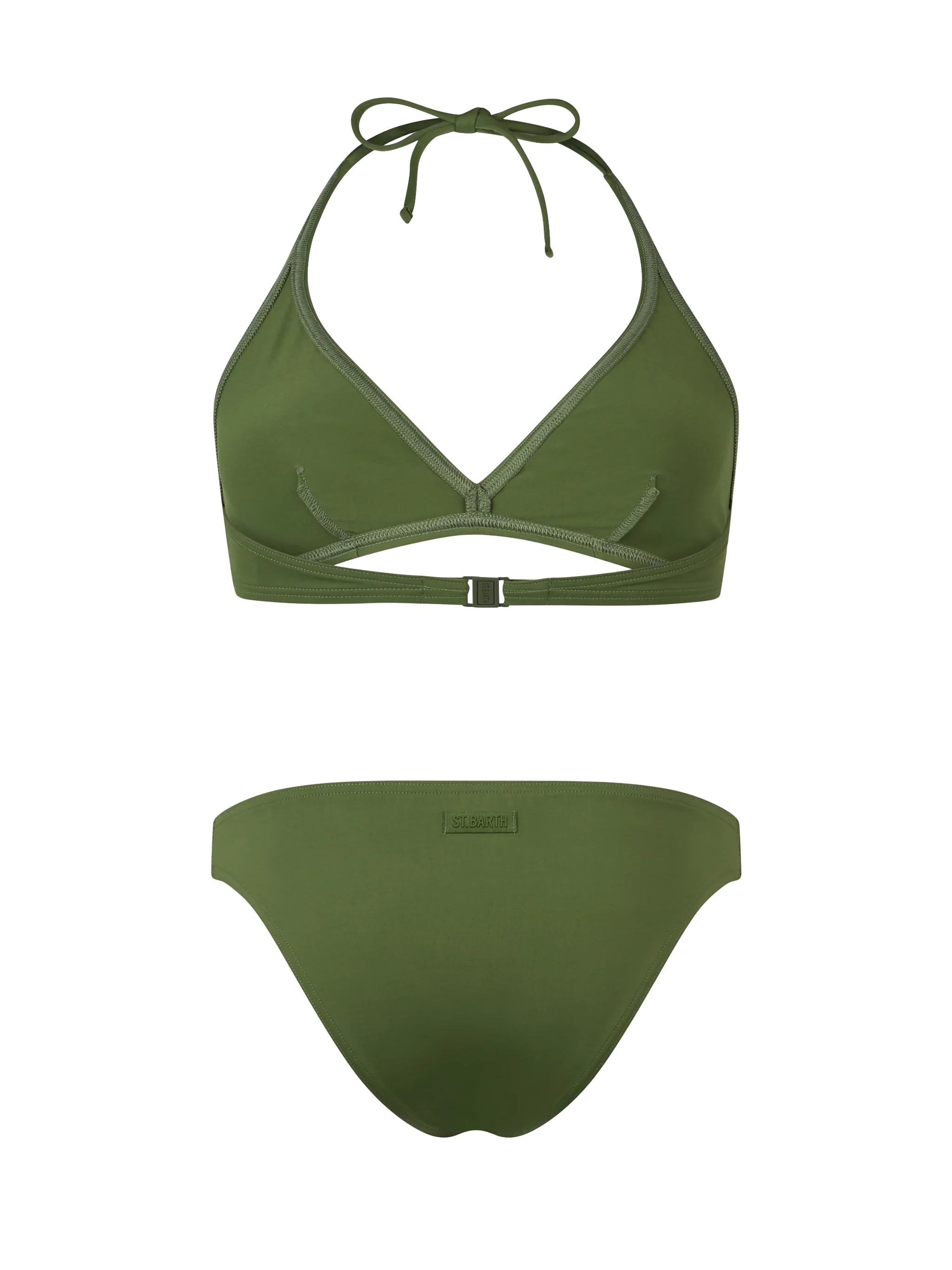Gaia Maia military green triangle bralette bikini - Image 3