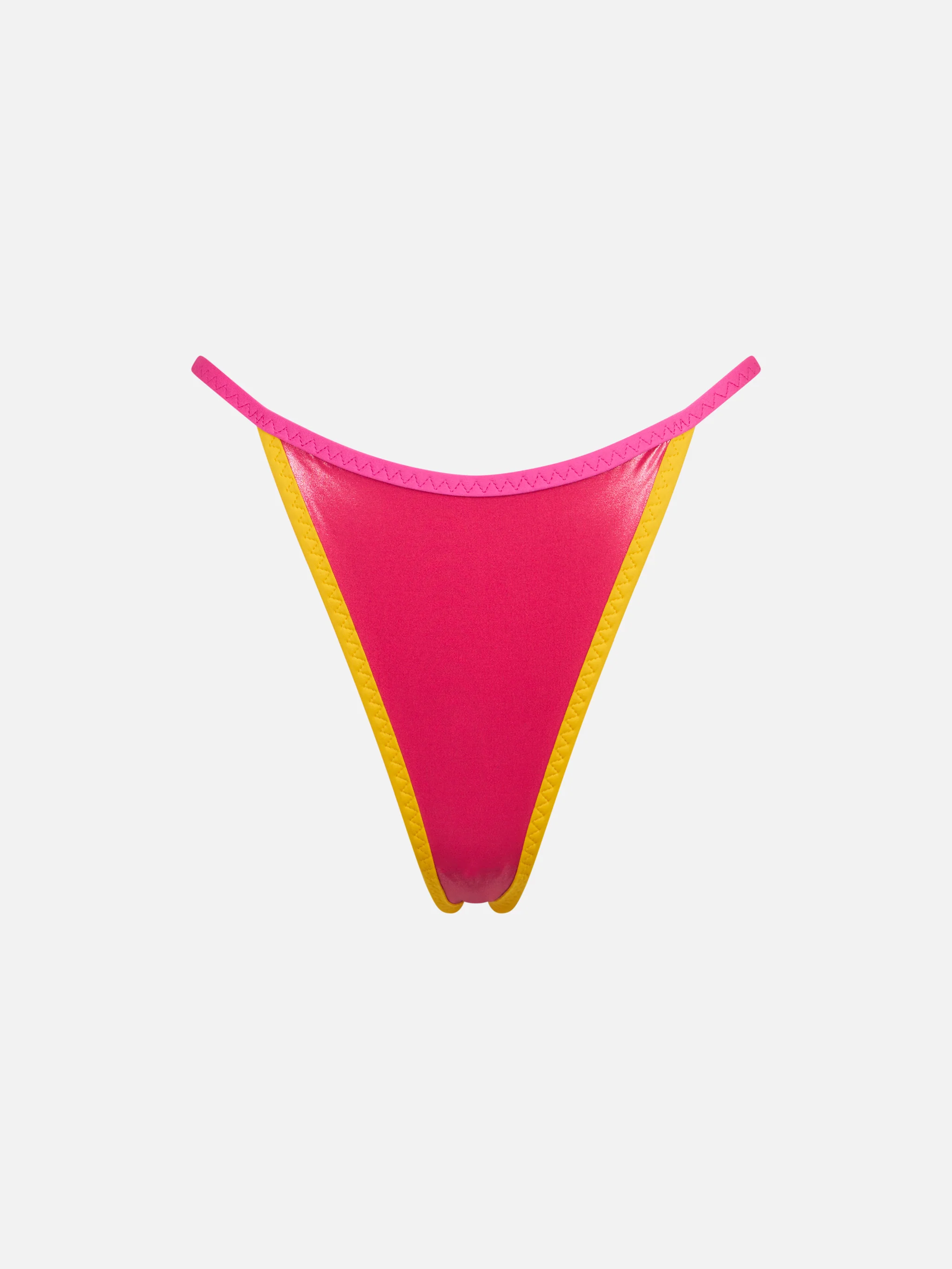 Jodene String cheeky swim briefs with contrast piping