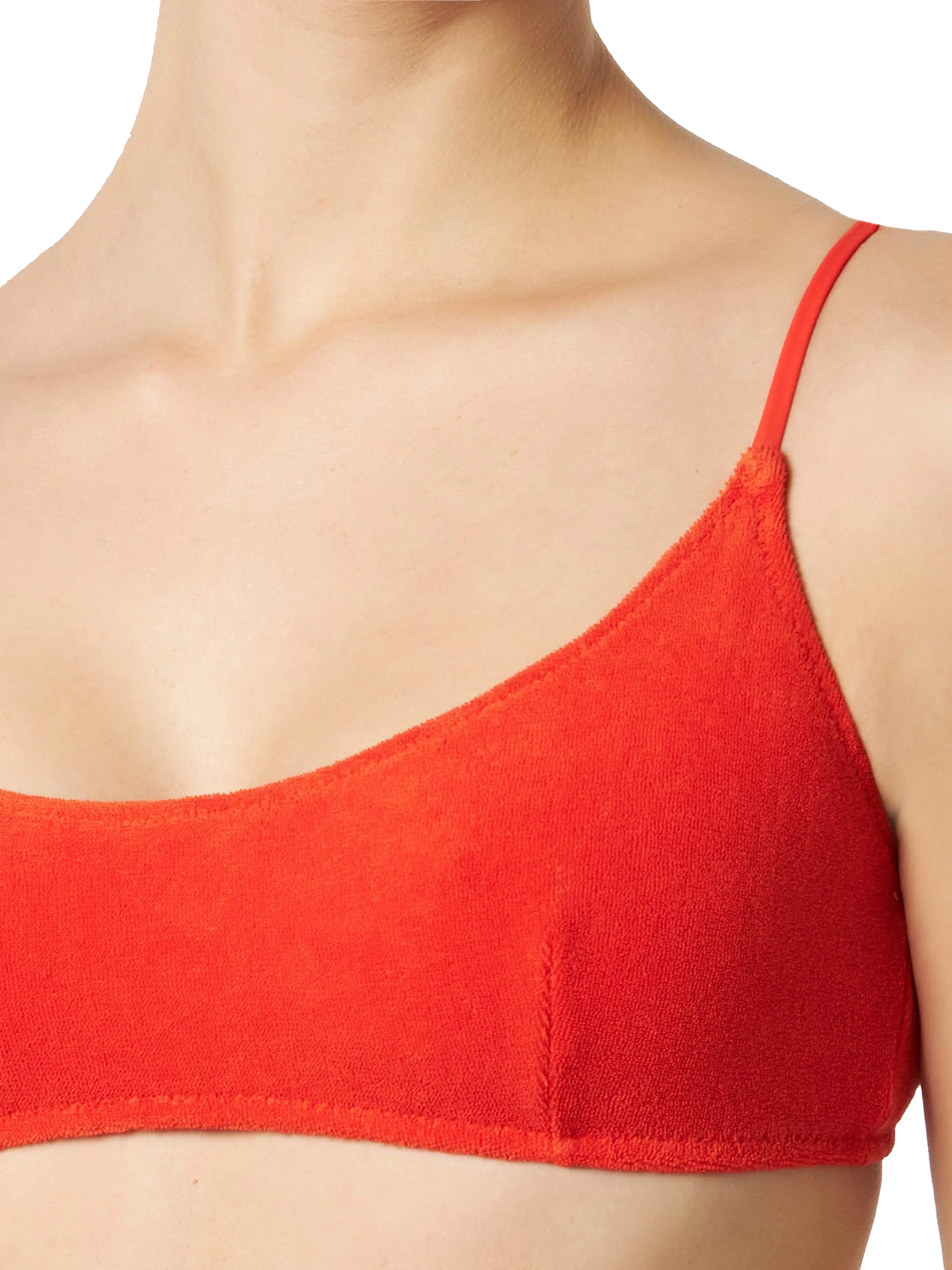 Judy Naomi orange terry bralette bikini - Image 4
