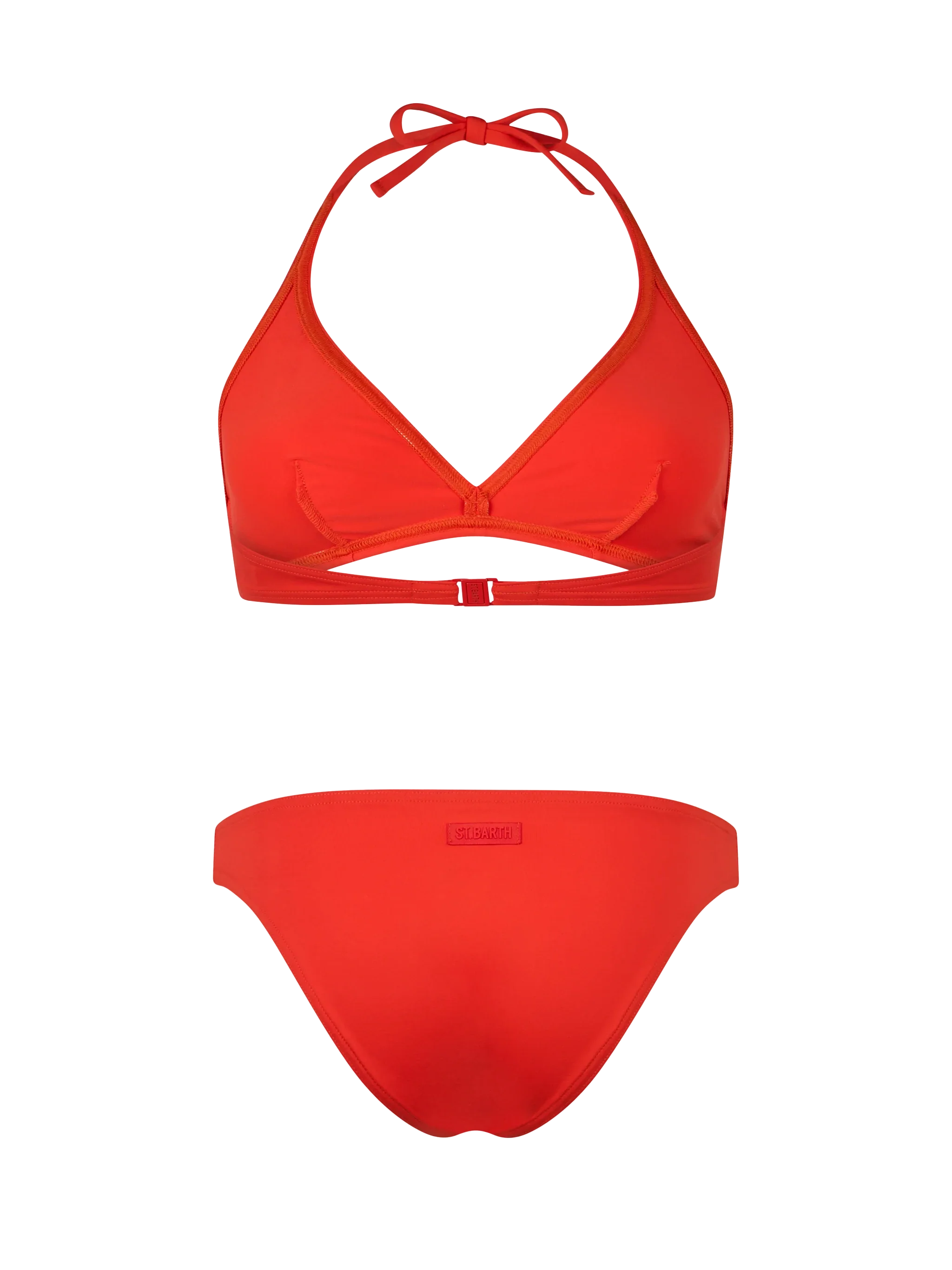 Gaia Maia orange triangle bralette bikini - Image 3